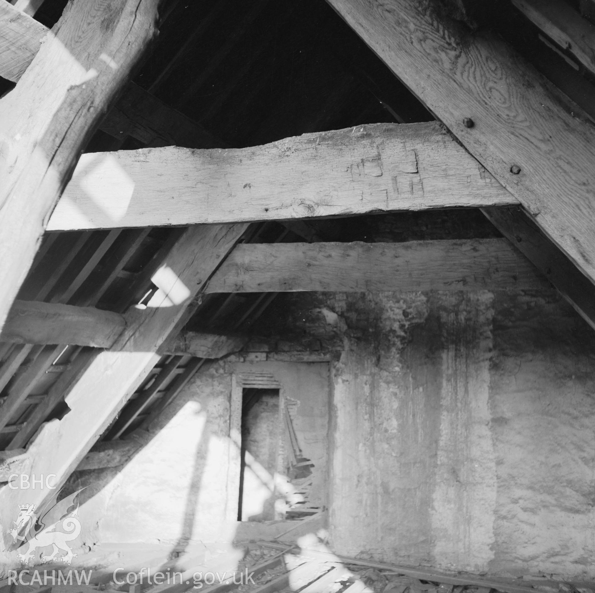 Digital copy of a black and white negative showing Tyle Coch, Bettws, taken 27th November 1965.