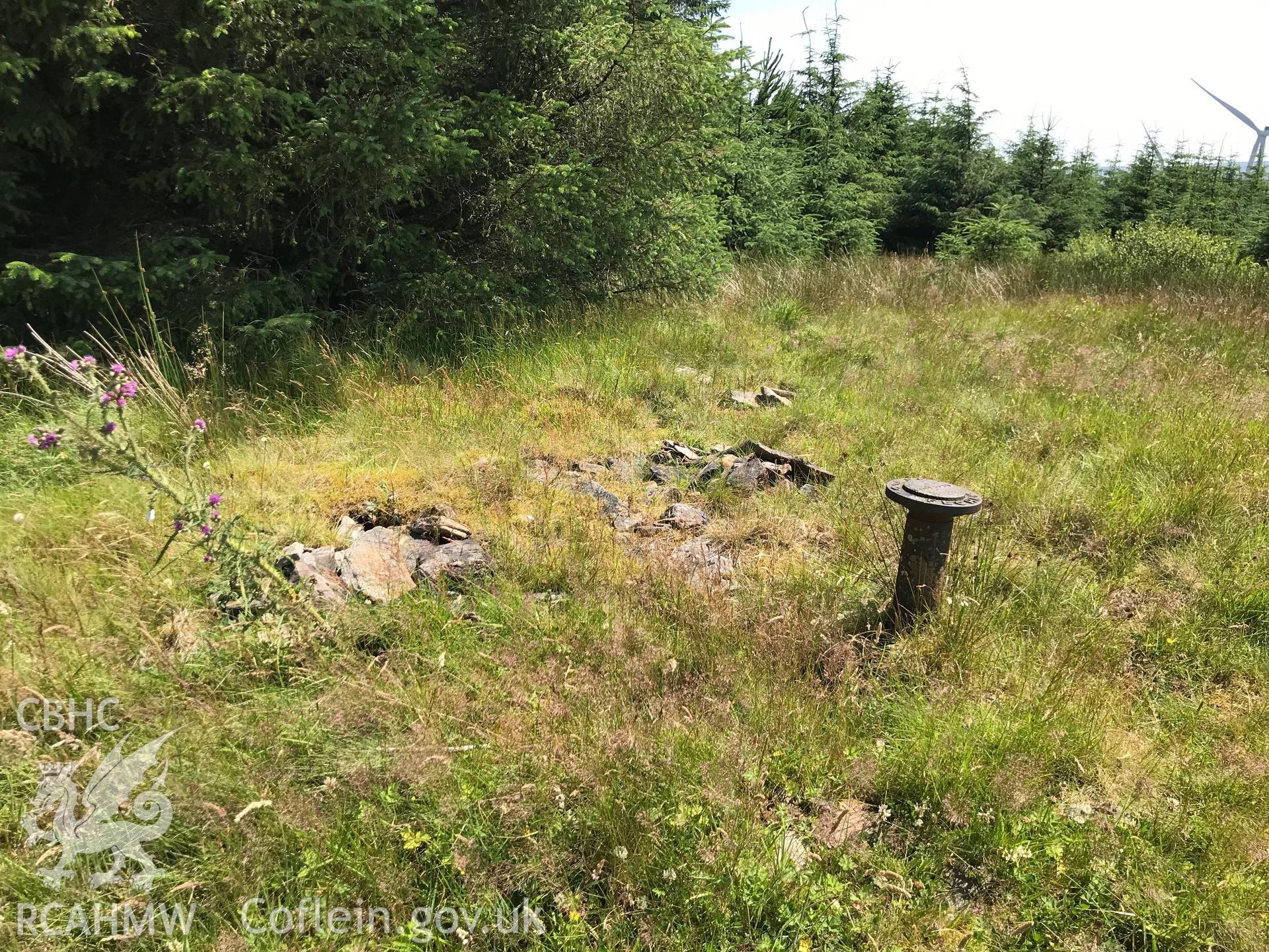 Digital colour photograph of Carn Foeser, Glyncorrwg, taken by Paul R. Davis on 23rd July 2019.