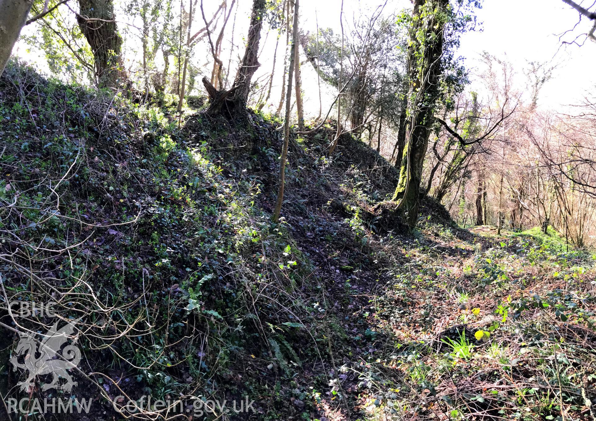 Digital colour photograph of the abandoned Plas Baglan, Baglan, south of Neath, taken by Paul R. Davis on 10th March 2019.