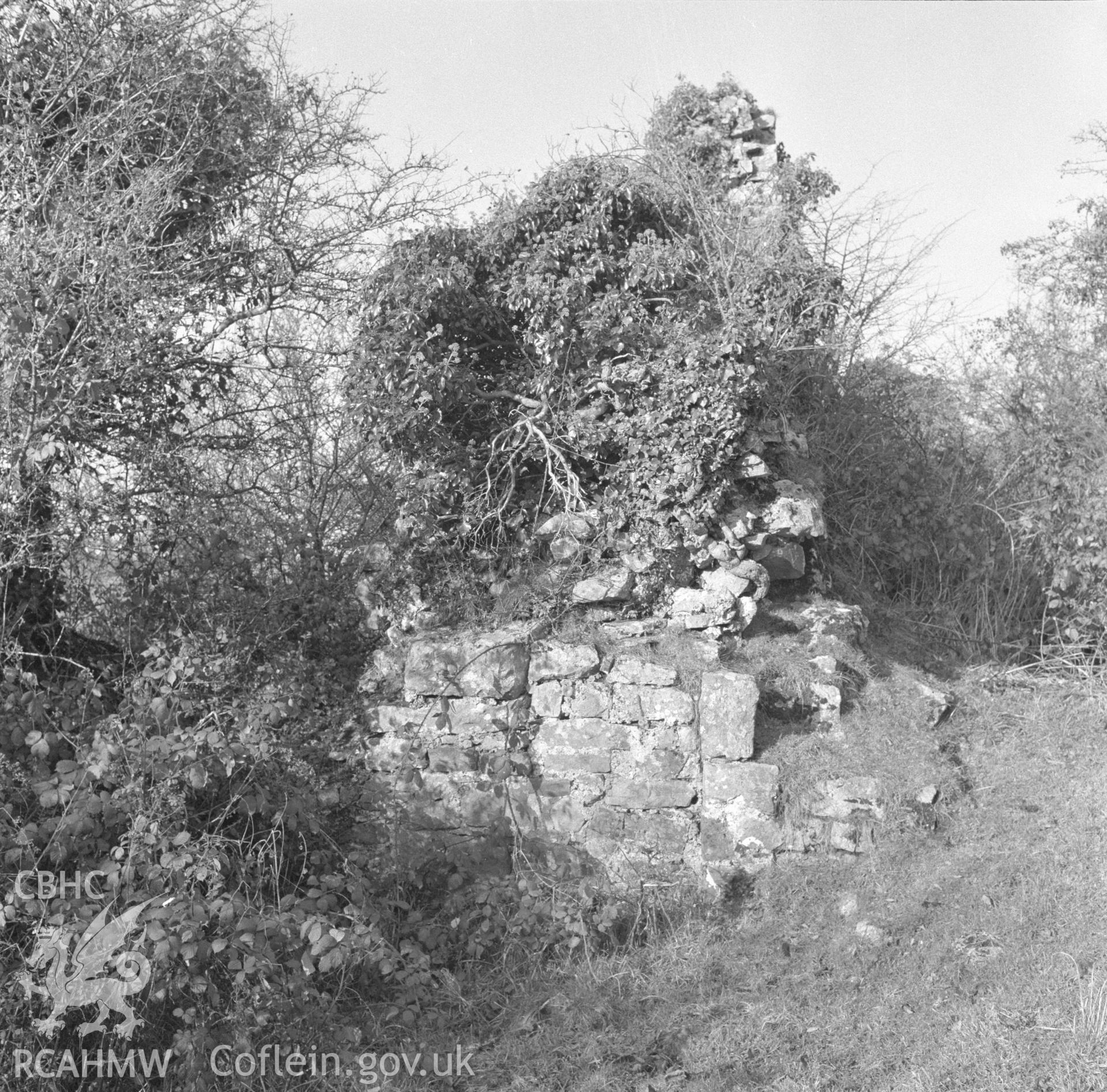 Digital copy of an acetate negative showing Haroldston, 13th April 1957.