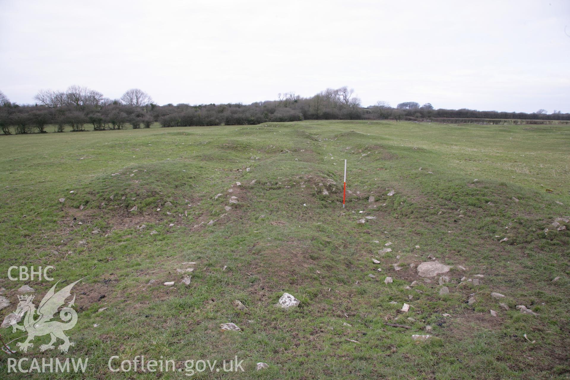 Caermead Roman villa. Investigator's photo survey. 1m scale.