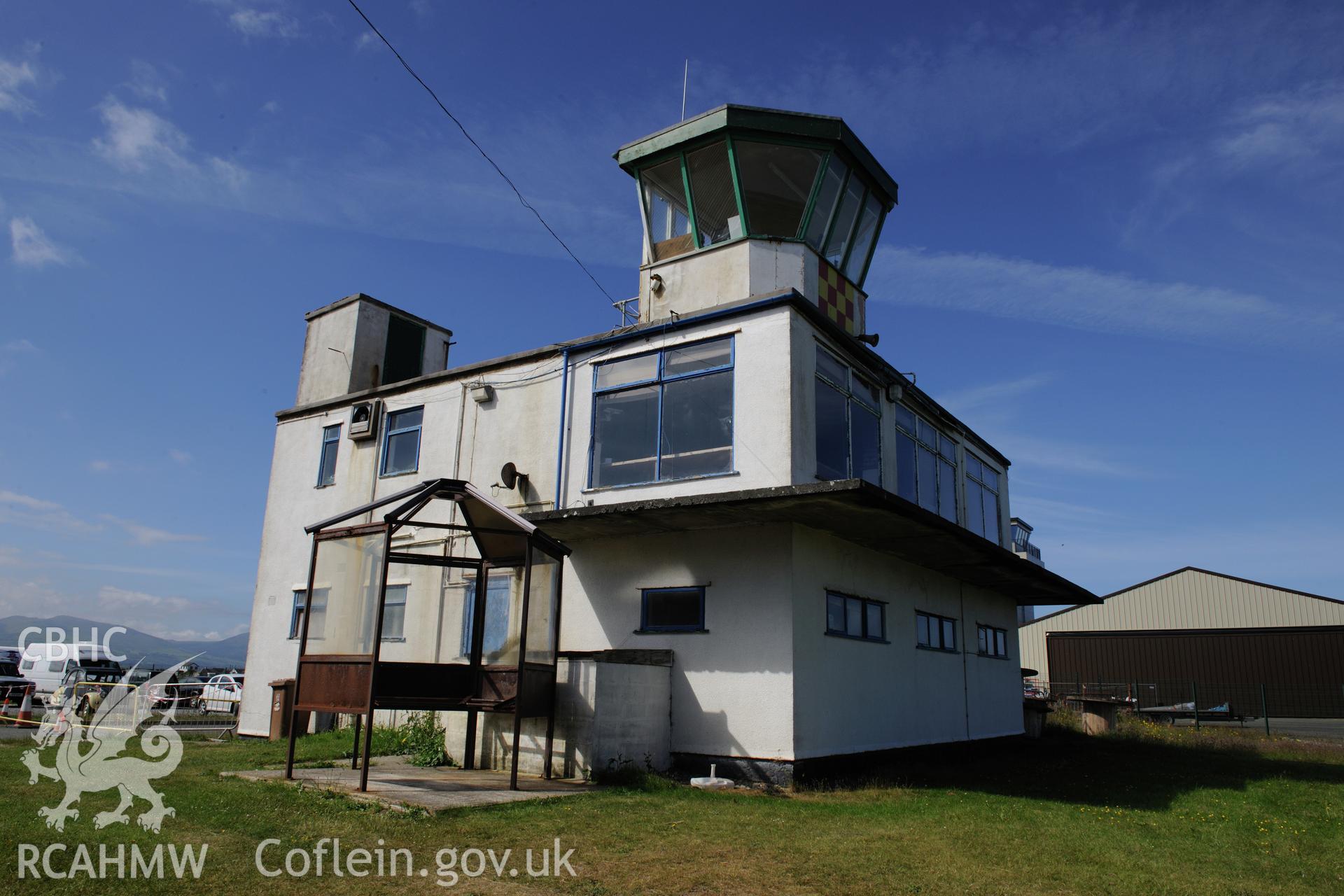 RAF Llandwrog, Caernarfon. Control Tower. External photographic survey prior to demolition.