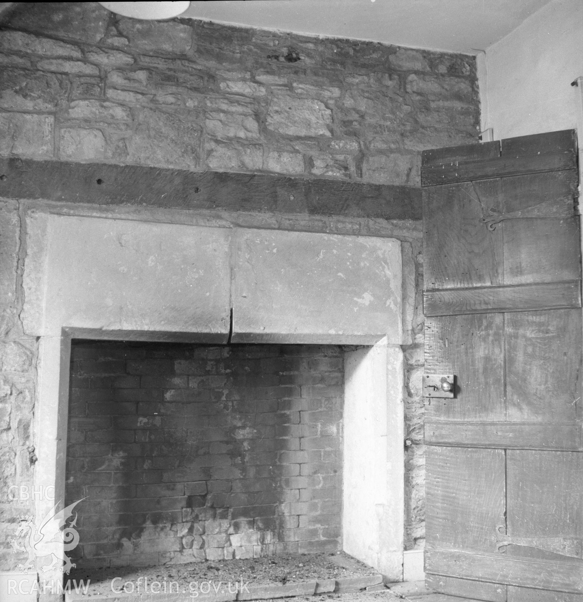 Digital copy of a black and white negative showing Coldbrook House, Abergavenny, June 1954.