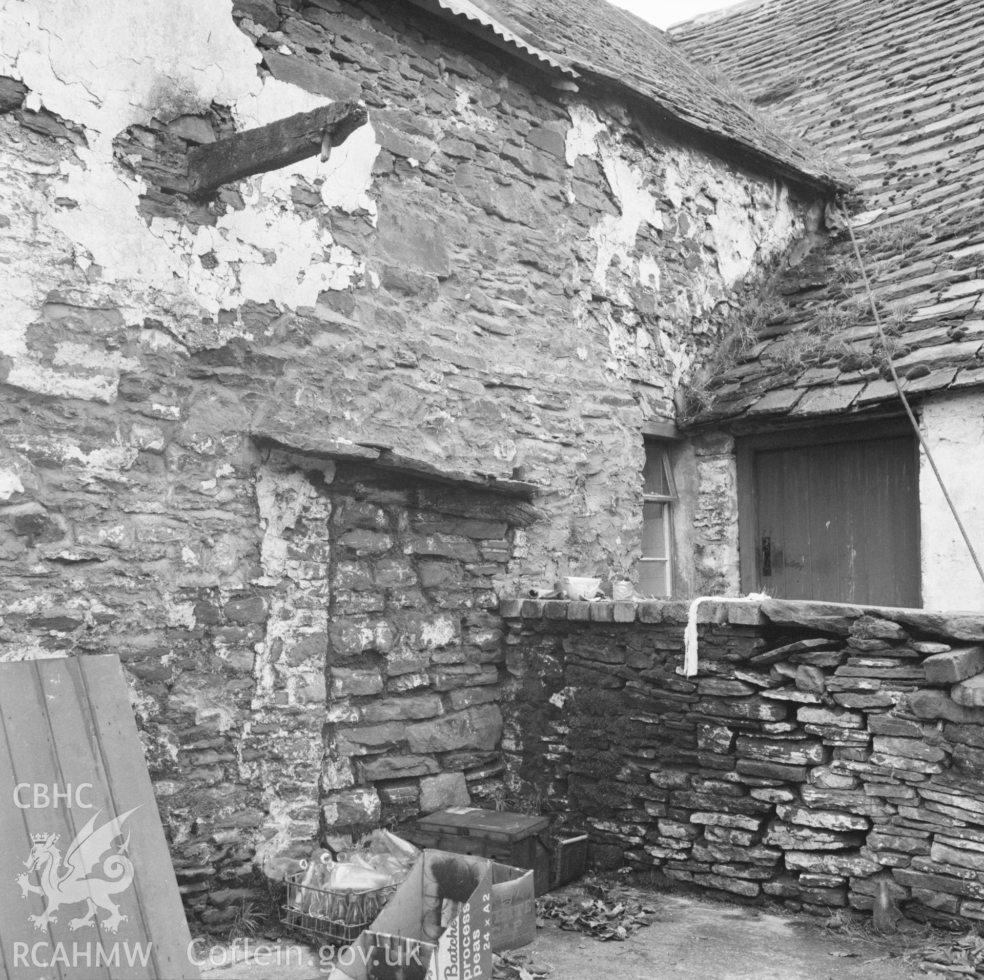 Digital copy of a black and white negative showing Parc Mawr, Eglwysilan, taken 19th November 1965.