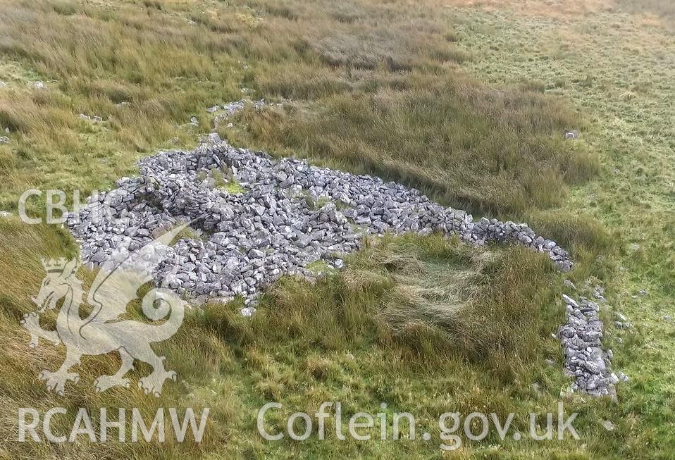 Colour photo showing Cefn Car Enclosure, taken by Paul R. Davis, 19th October 2016.