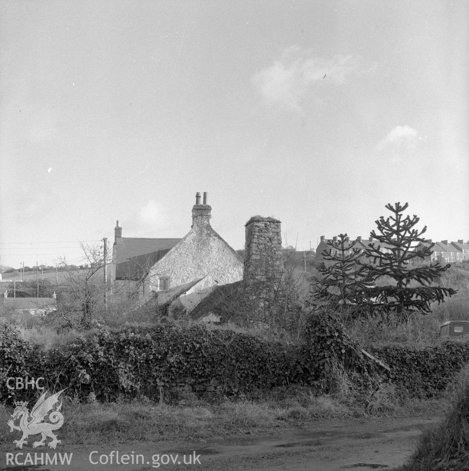 Digital copy of an acetate negative showing house in the Priory, Milford Haven, 10th February, 1964.