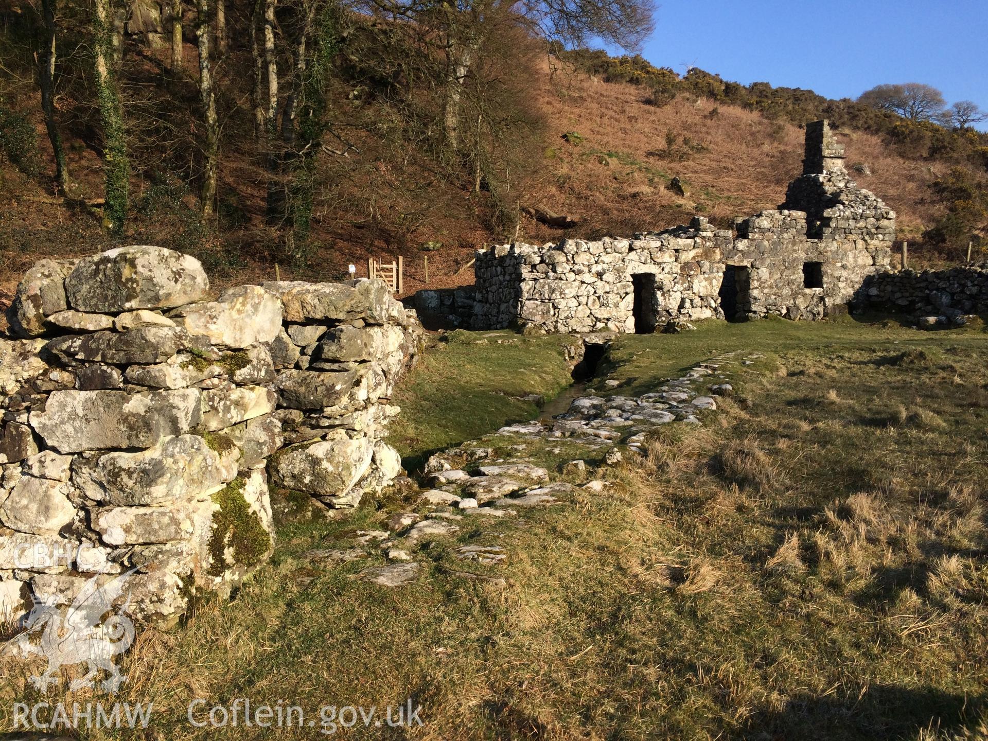 Photo showing view of Ffynnon Gybi, taken by Paul R. Davis, February 2018.