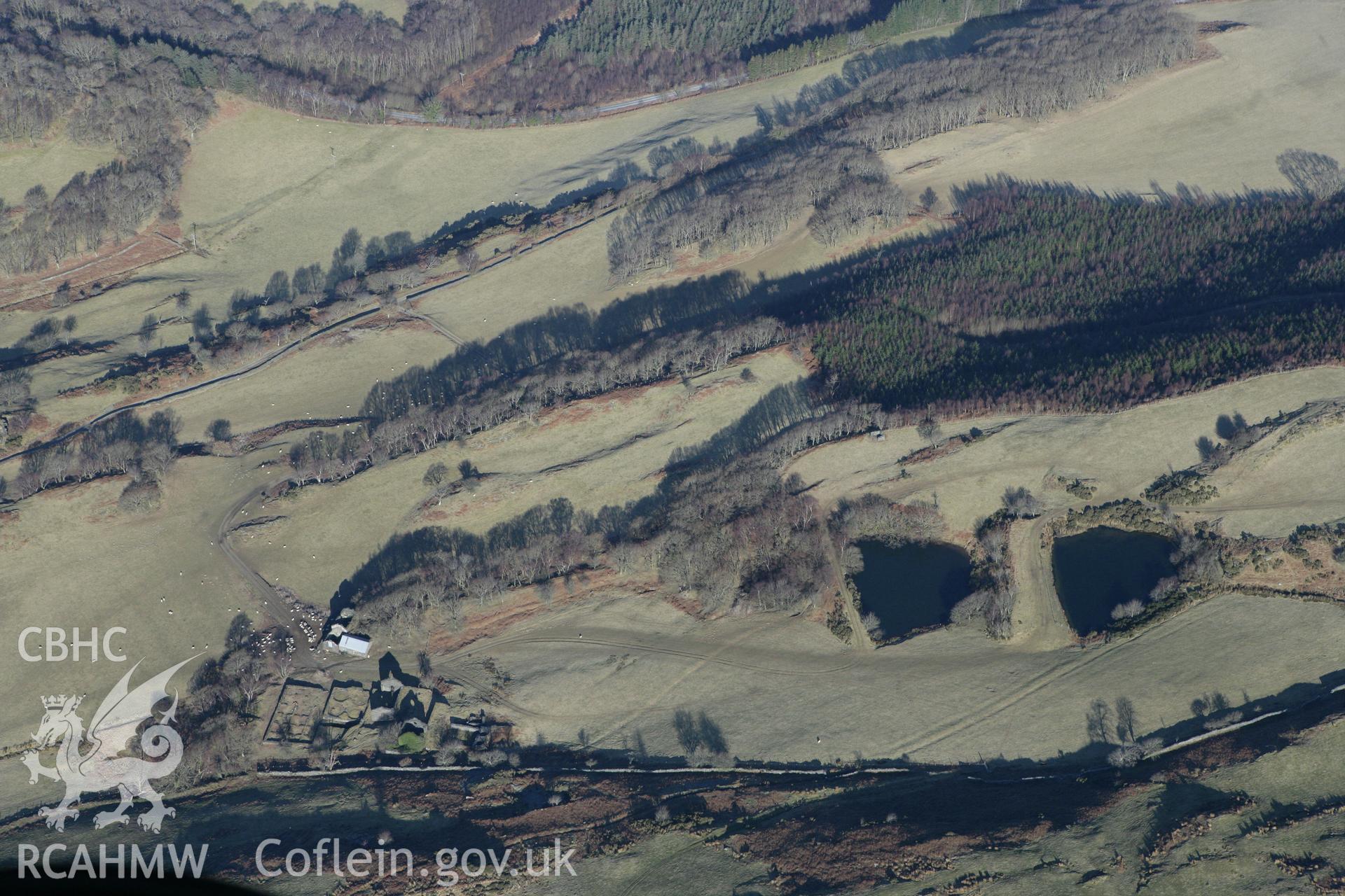 RCAHMW colour oblique photograph of Bryndyfi lead mine. Taken by Toby Driver on 08/03/2010.