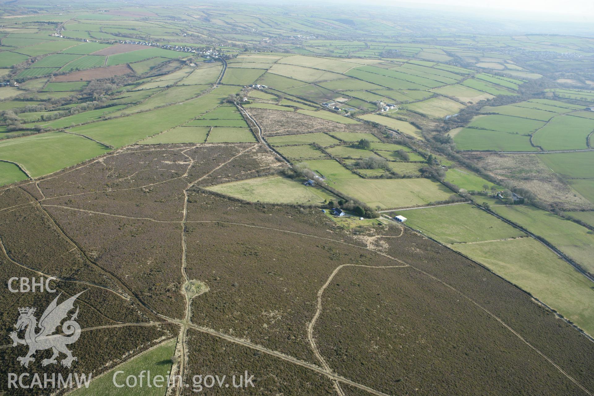 RCAHMW colour oblique aerial photograph of Freni-Fach Barrow. Taken on 13 April 2010 by Toby Driver