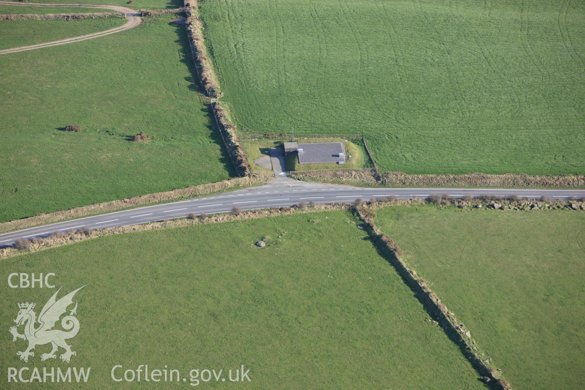 RCAHMW colour oblique aerial photograph of Carn Besi. Taken on 13 April 2010 by Toby Driver