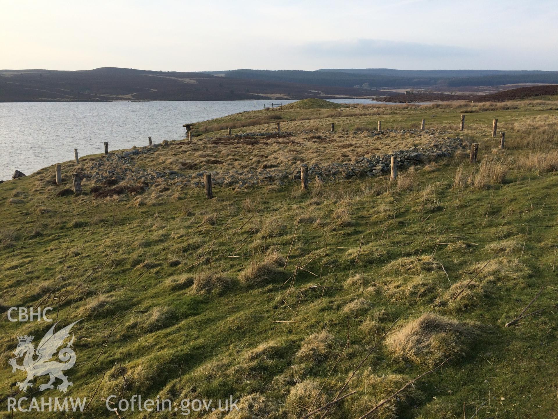 Colour photo showing view of Llyn Brenig sites taken by Paul R. Davis, 28th February 2018.