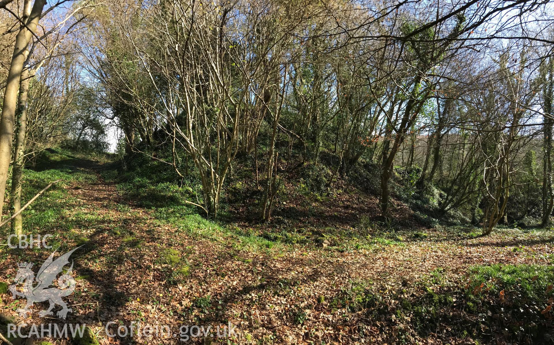 Digital colour photograph of the abandoned Plas Baglan, Baglan, south of Neath, taken by Paul R. Davis on 10th March 2019.