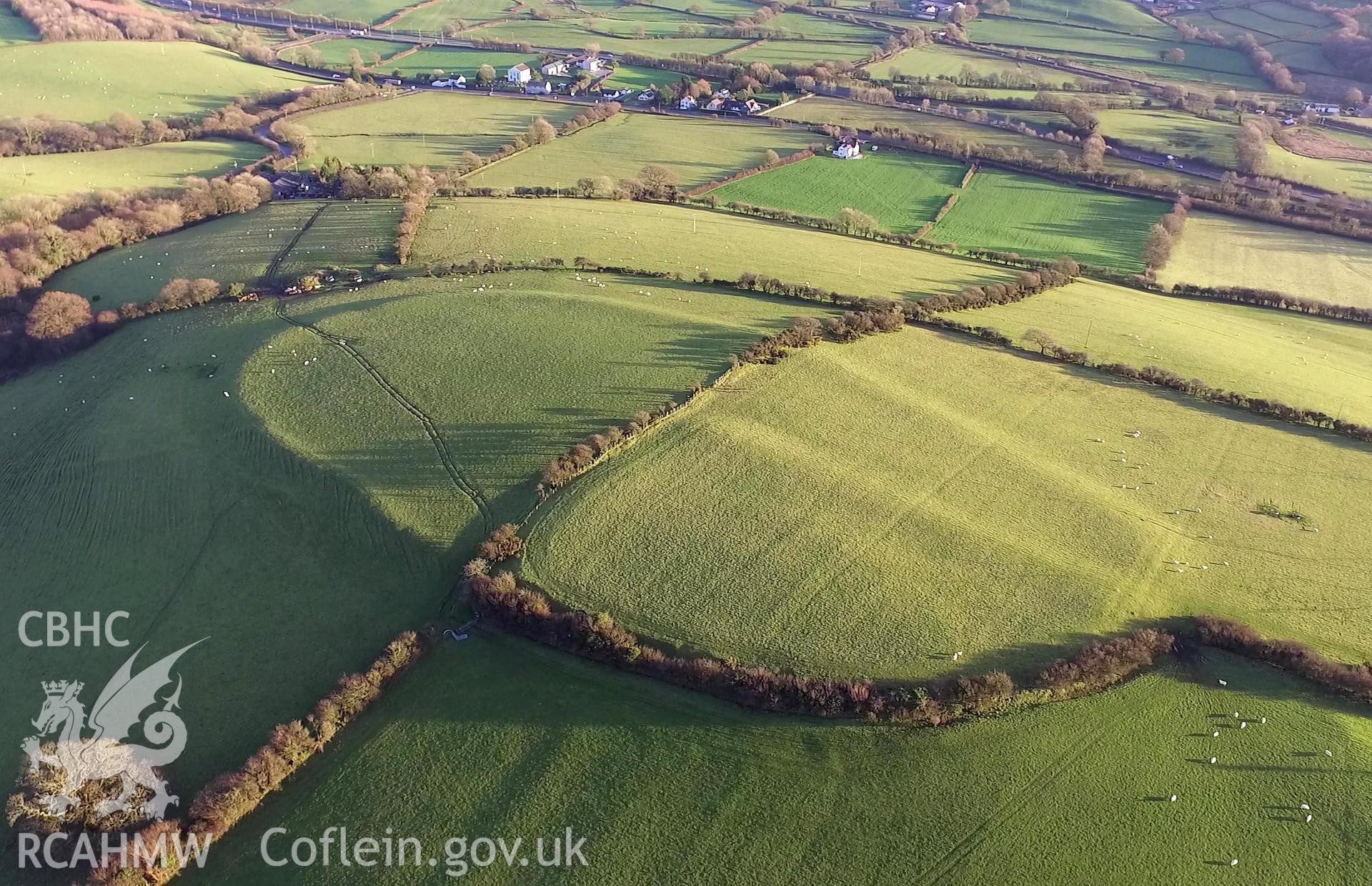 Photo showing Castell y Gaer, taken by Paul R. Davis, 2017.