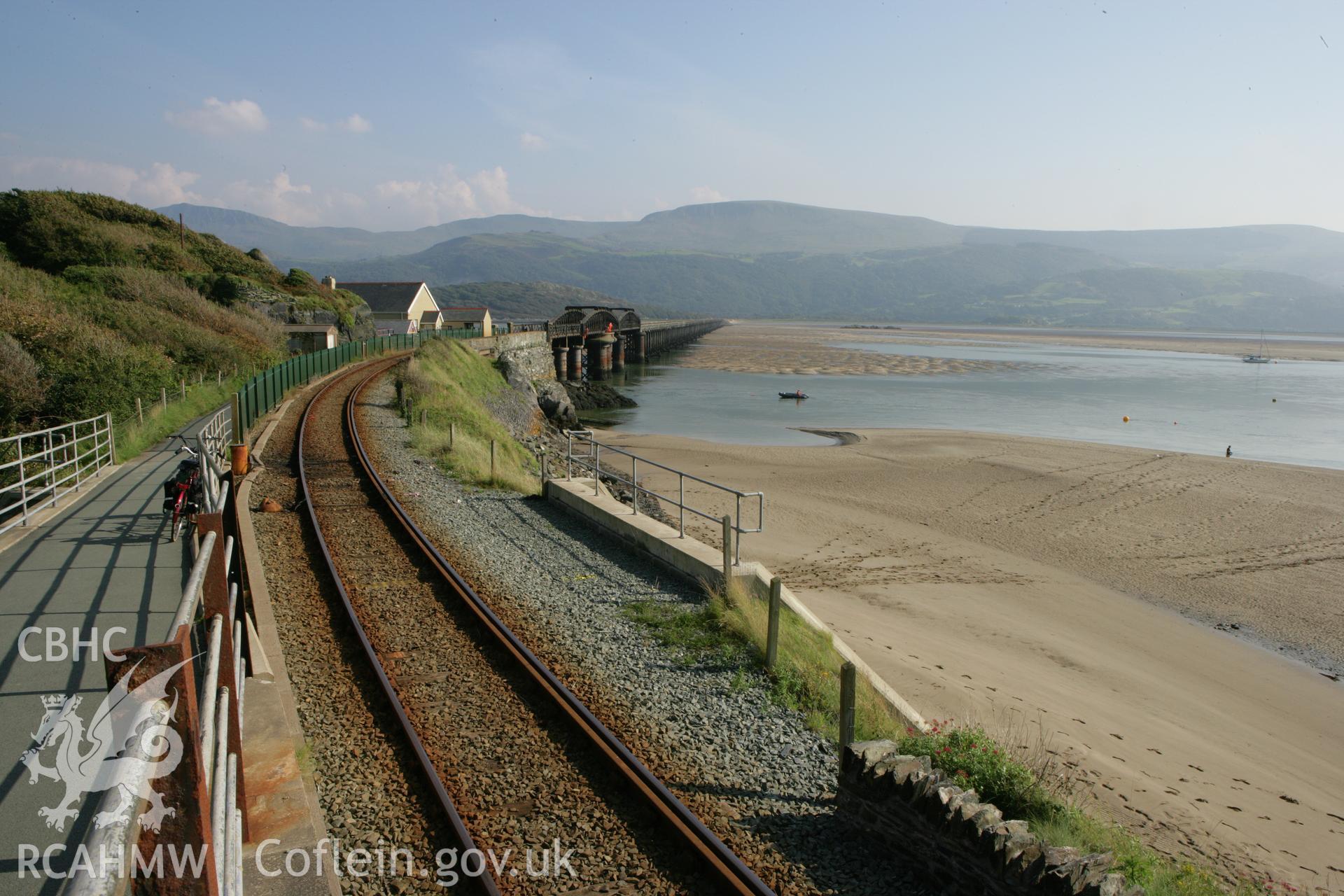 Photographic survey north-west end of Barmouth Railway Viaduct conducted on 19th September 2008.