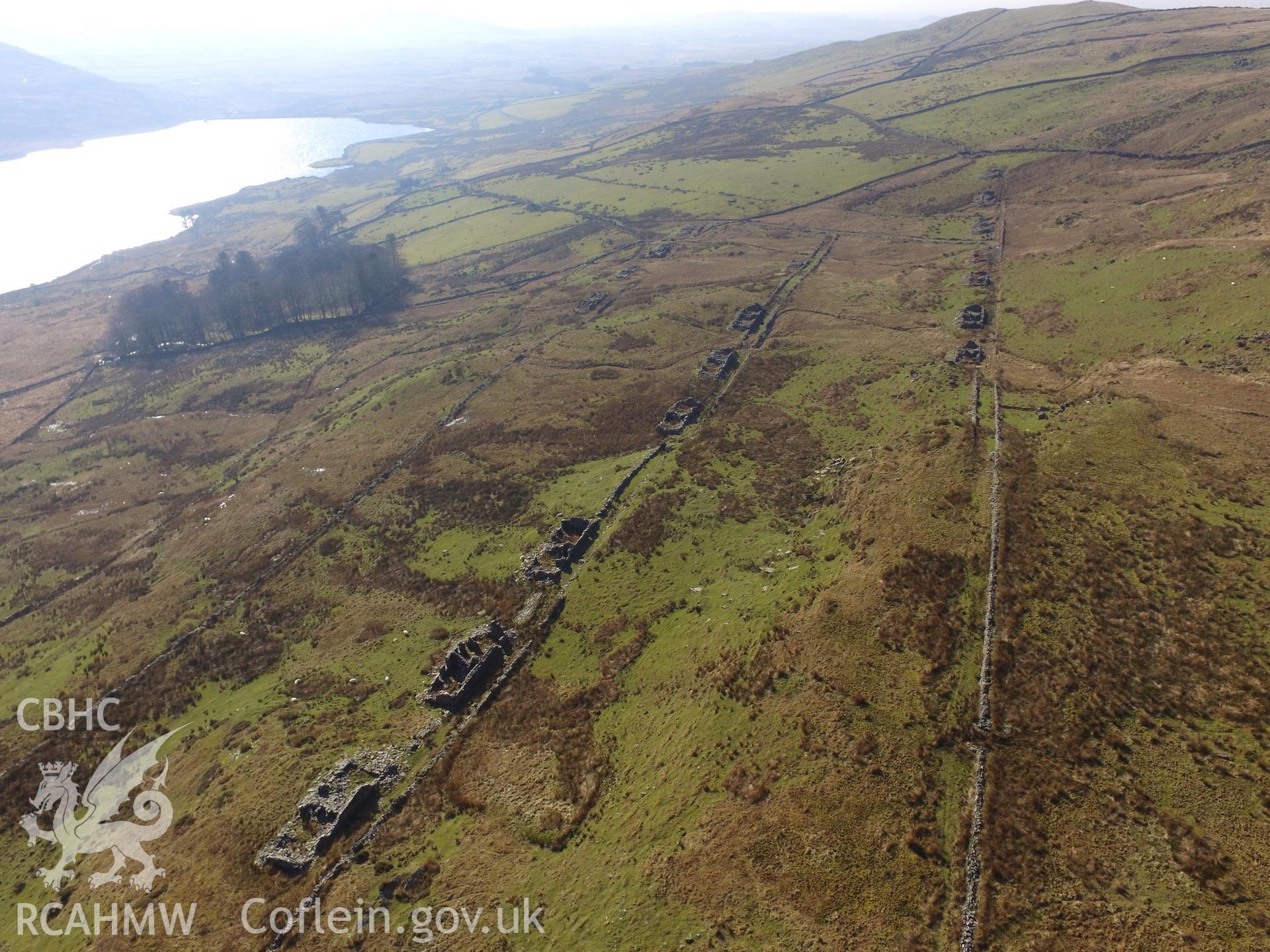 Colour photo showing view of Treforys workers' village, taken by Paul R. Davis, 9th March 2018.