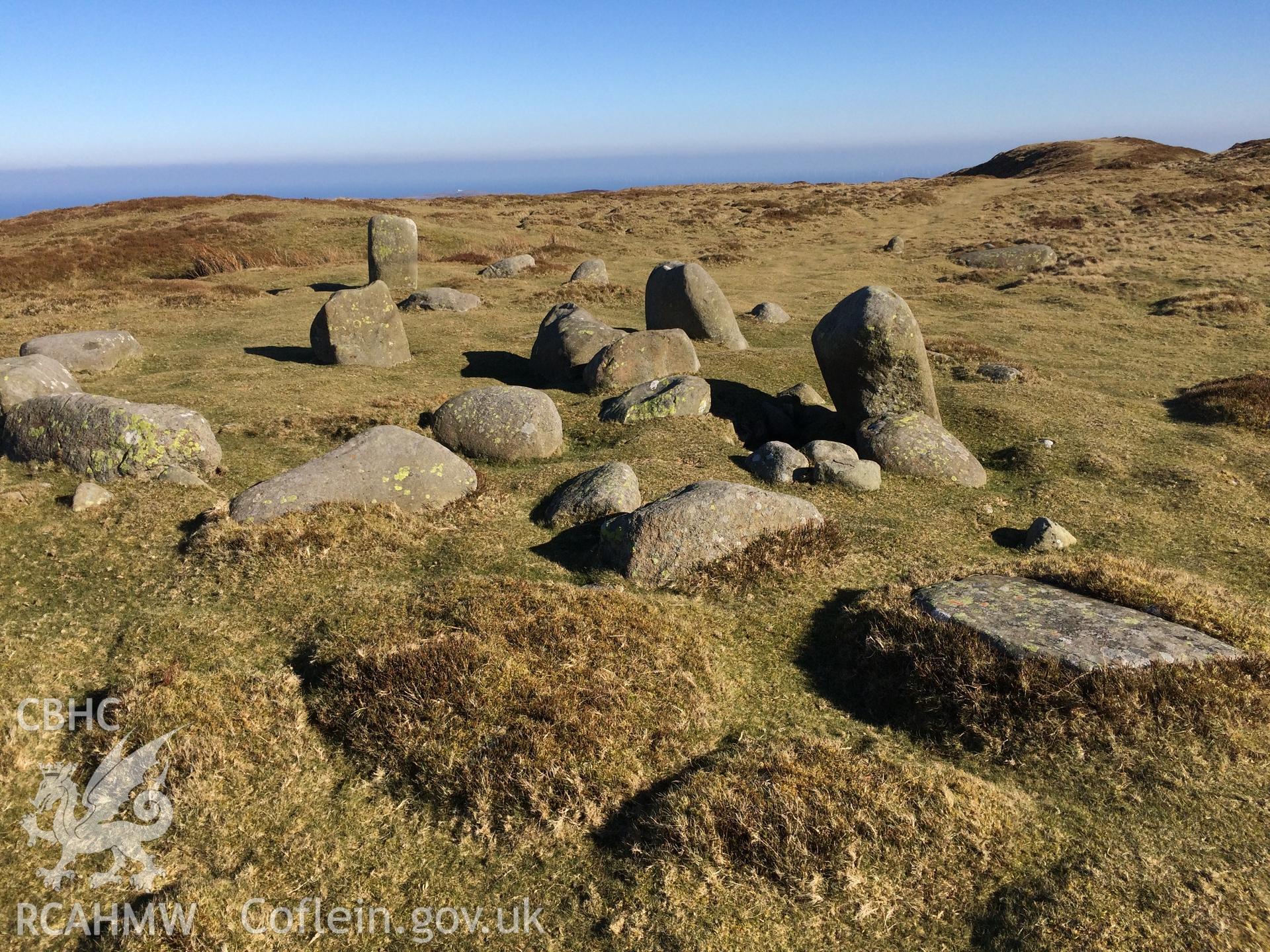 Colour photo showing view of Penmaenmawr taken by Paul R. Davis, 28th February 2018.