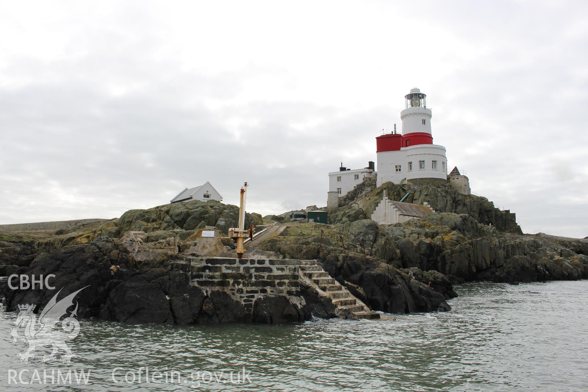 Skerries Jetty (north). Investigator's photographic survey for the CHERISH Project. ? Crown: CHERISH PROJECT 2018. Produced with EU funds through the Ireland Wales Co-operation Programme 2014-2020. All material made freely available through the Open Government Licence.