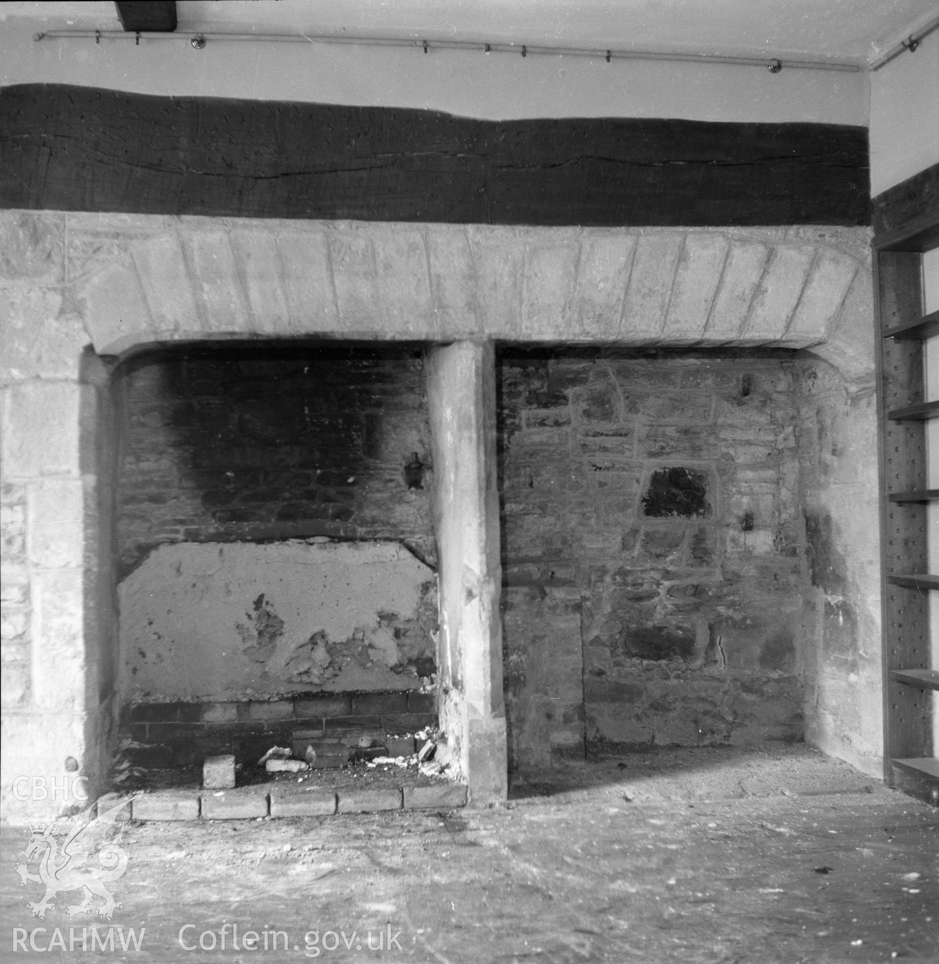 Digital copy of a black and white negative showing Coldbrook House, Abergavenny, June 1954.