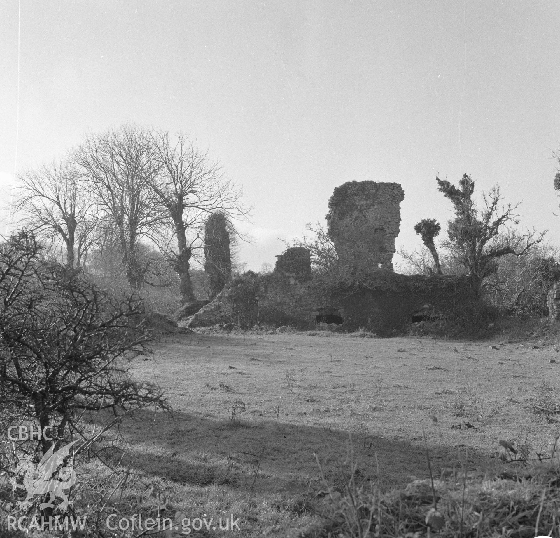 Digital copy of an acetate negative showing Haroldston, 13th April 1957.