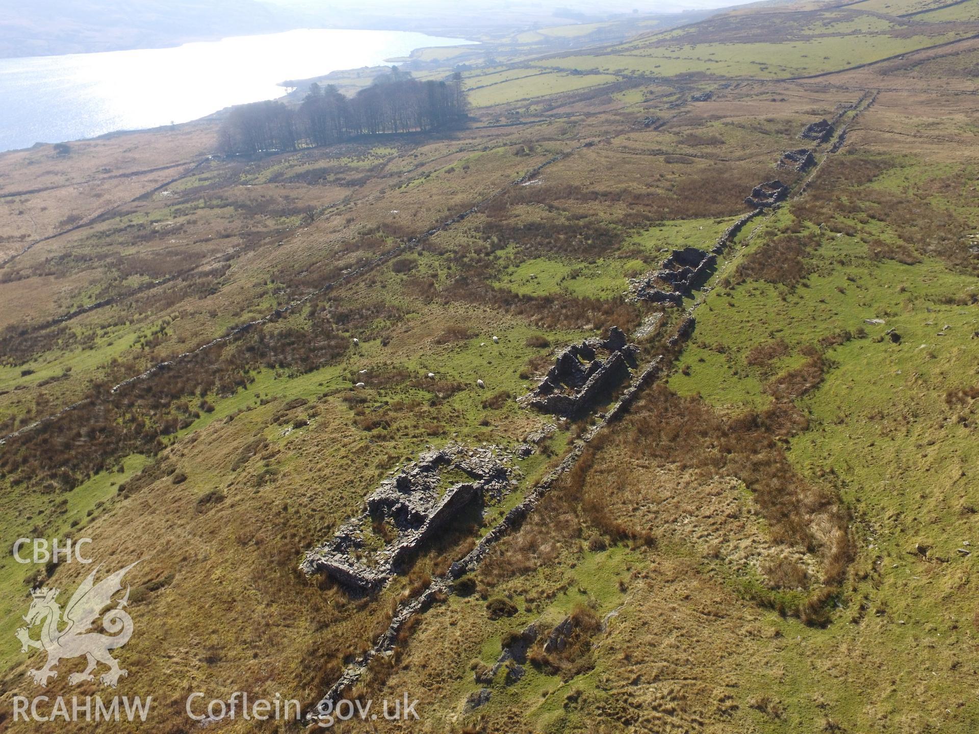 Colour photo showing view of Treforys workers' village, taken by Paul R. Davis, 9th March 2018.