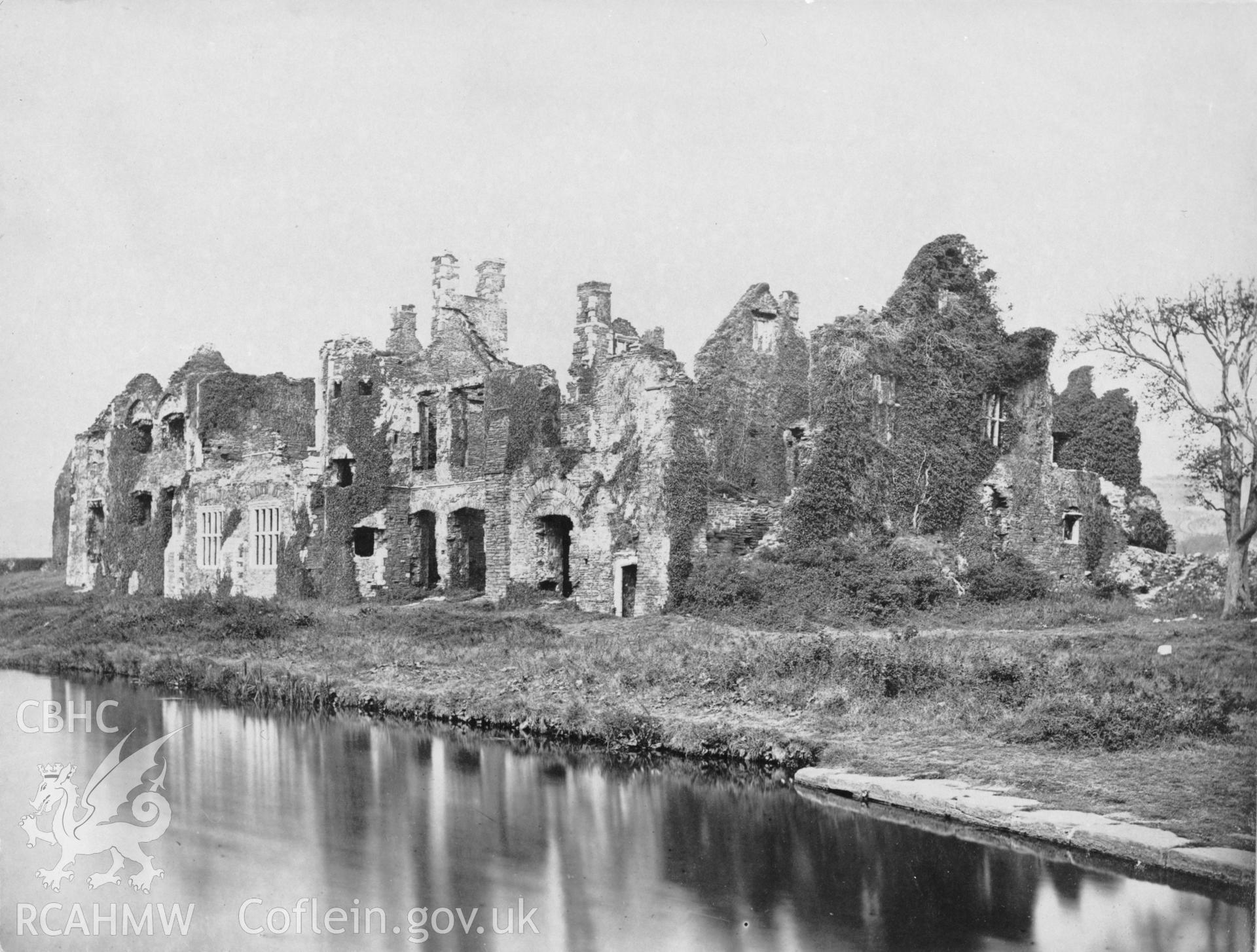 Digital copy of a negative showing view of Neath Abbey ruins from NMR Site File Glamorgan Eccles. SS79NW