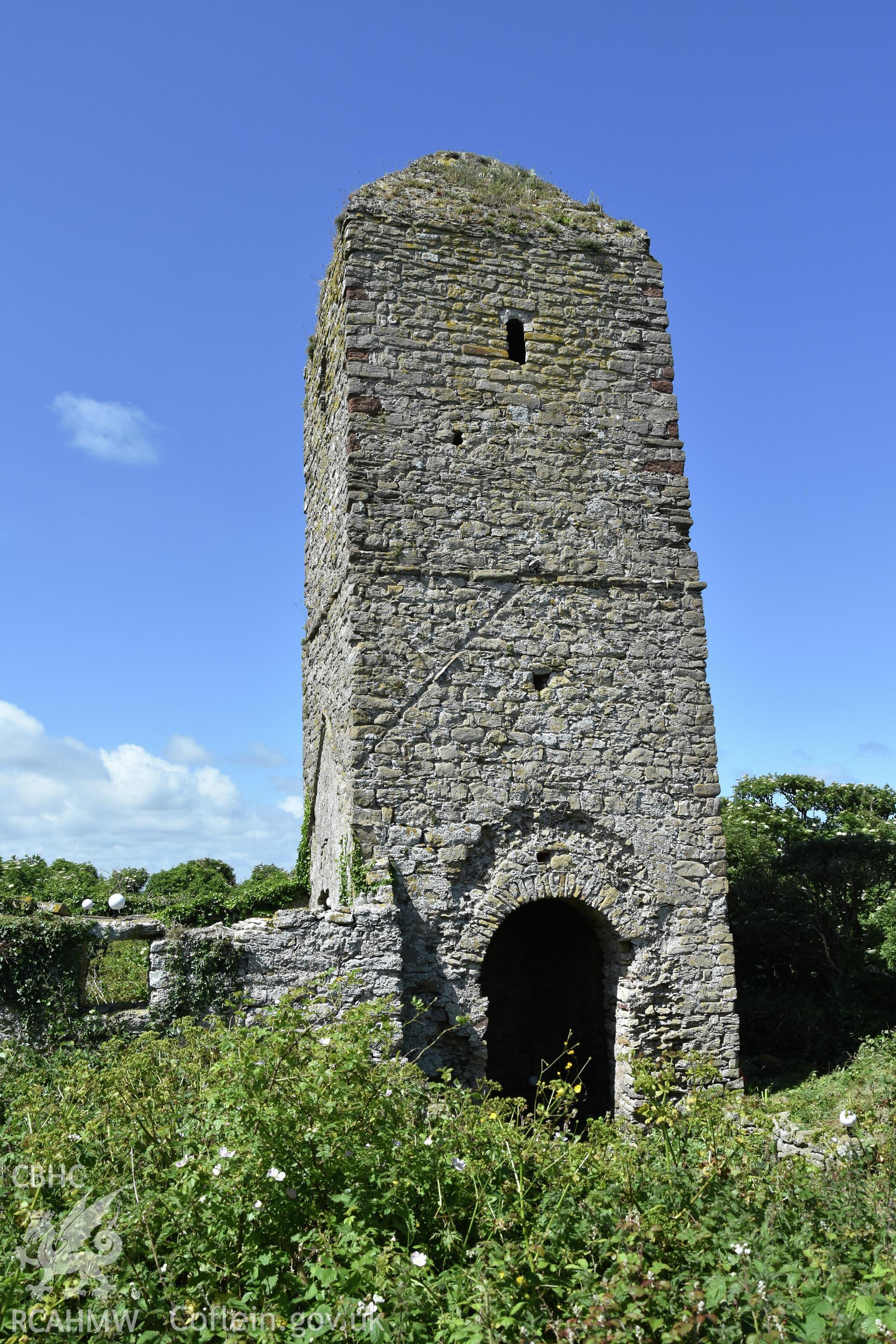 Investigator's photographic survey of the church on Puffin Island/Ynys Seiriol for the CHERISH Project. ? Crown: CHERISH PROJECT 2018. Produced with EU funds through the Ireland Wales Co-operation Programme 2014-2020. All material made freely available through the Open Government Licence.