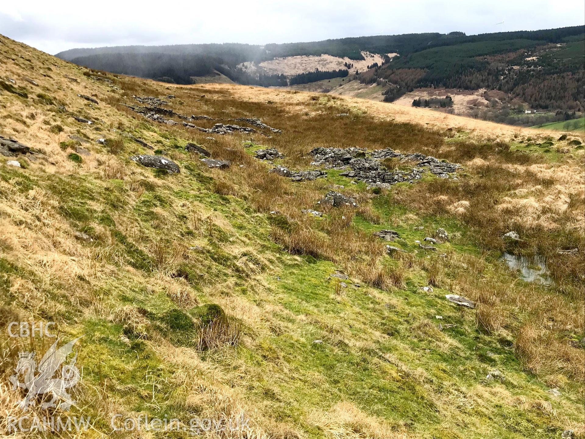 Colour photograph of a hafod east of Glyncorrwg, near Neath, taken by Paul R. Davis on 17th March 2019.