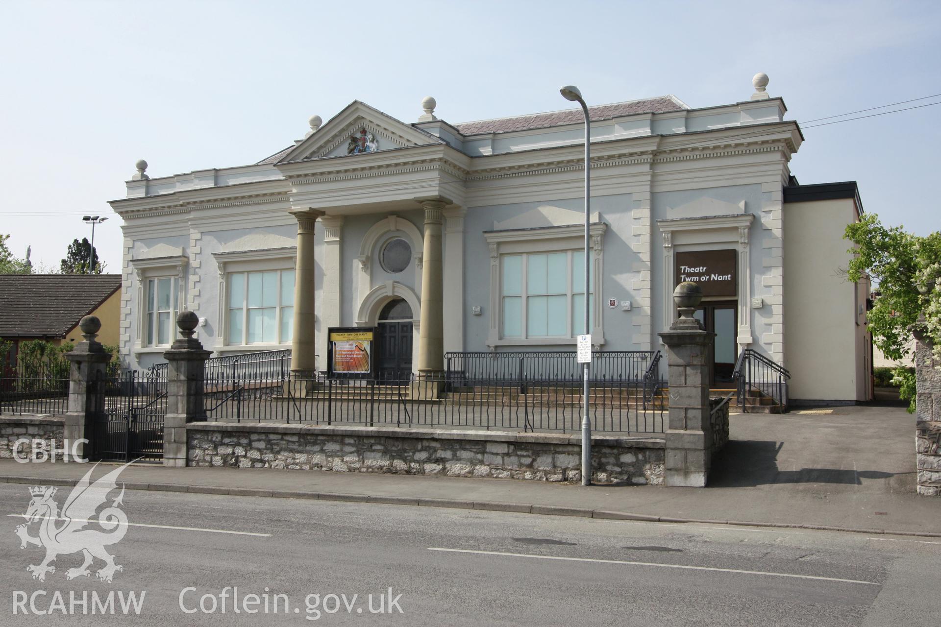 Photographic survey of Theatr Twm o'r Nant (otherwise known as the Dr. Pierce Memorial Hall) conducted by Geoff Ward in May 2012.