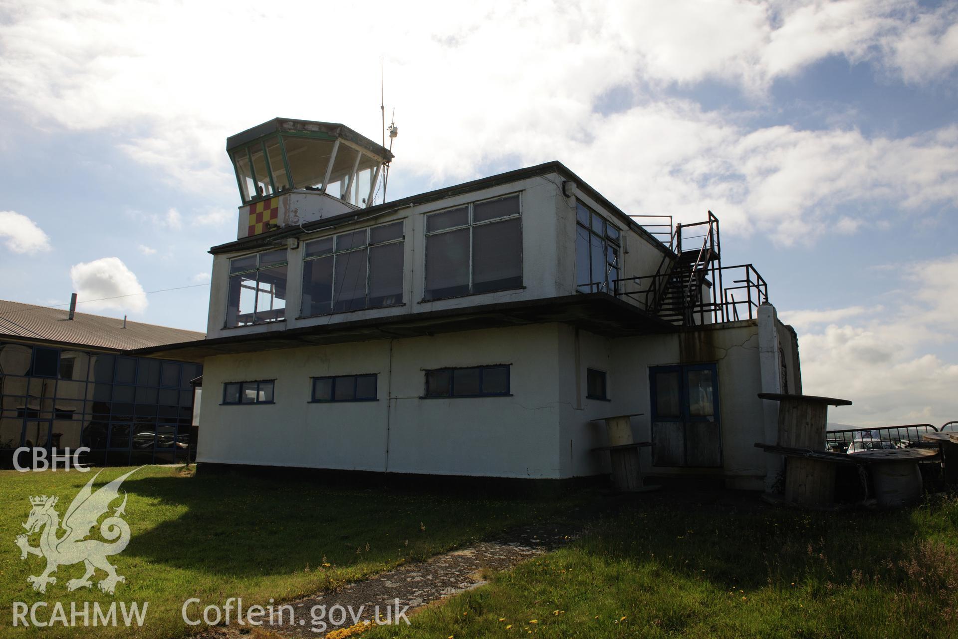 RAF Llandwrog, Caernarfon. Control Tower. External photographic survey prior to demolition.