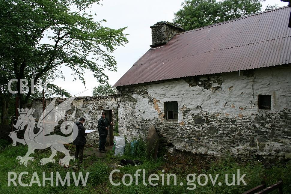 Allt Ddu farmhouse, general view of front.