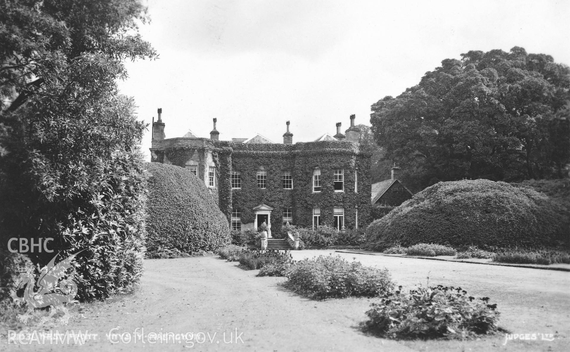 Postcard view of Ynysmaengwyn.