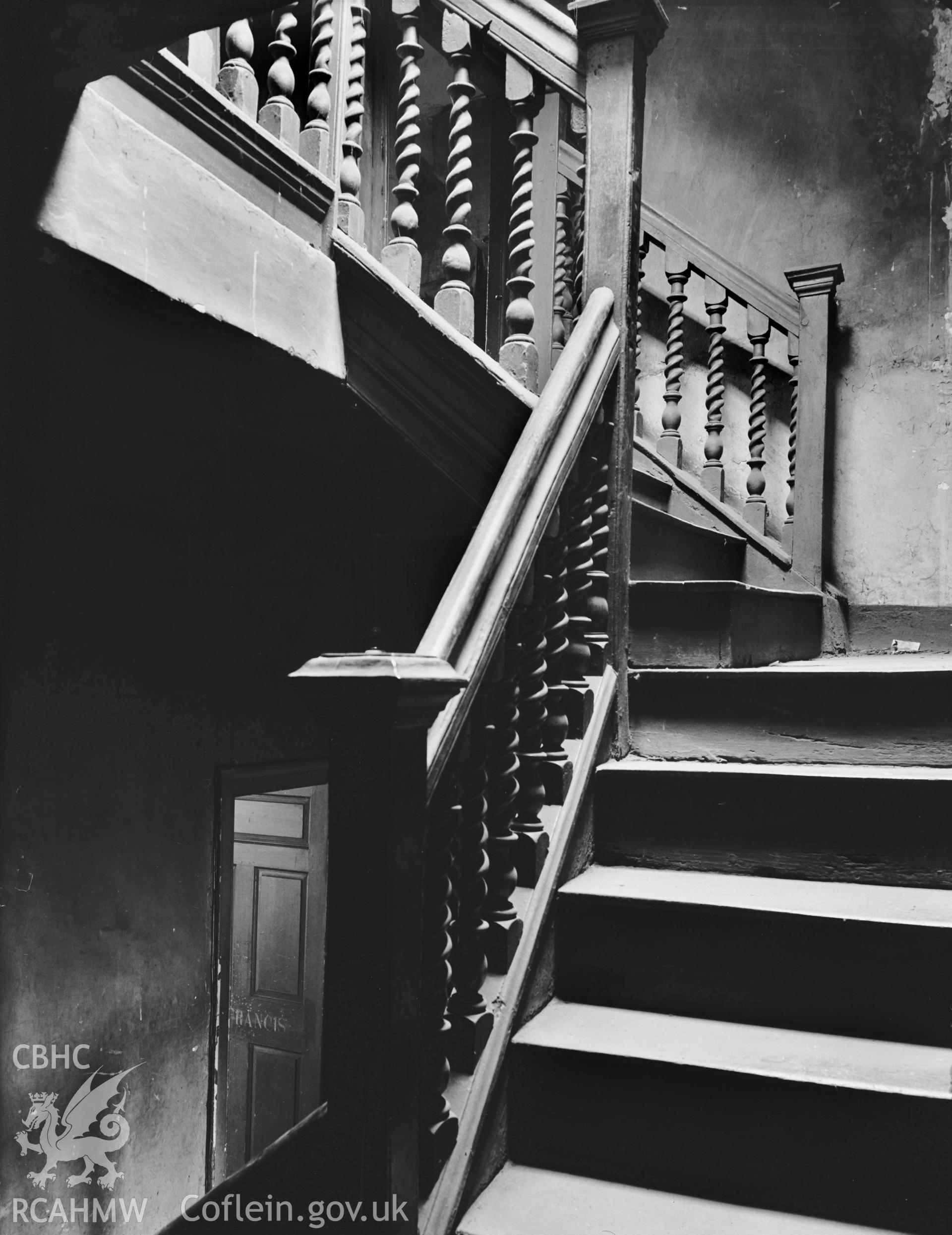 Interior view showing staircase