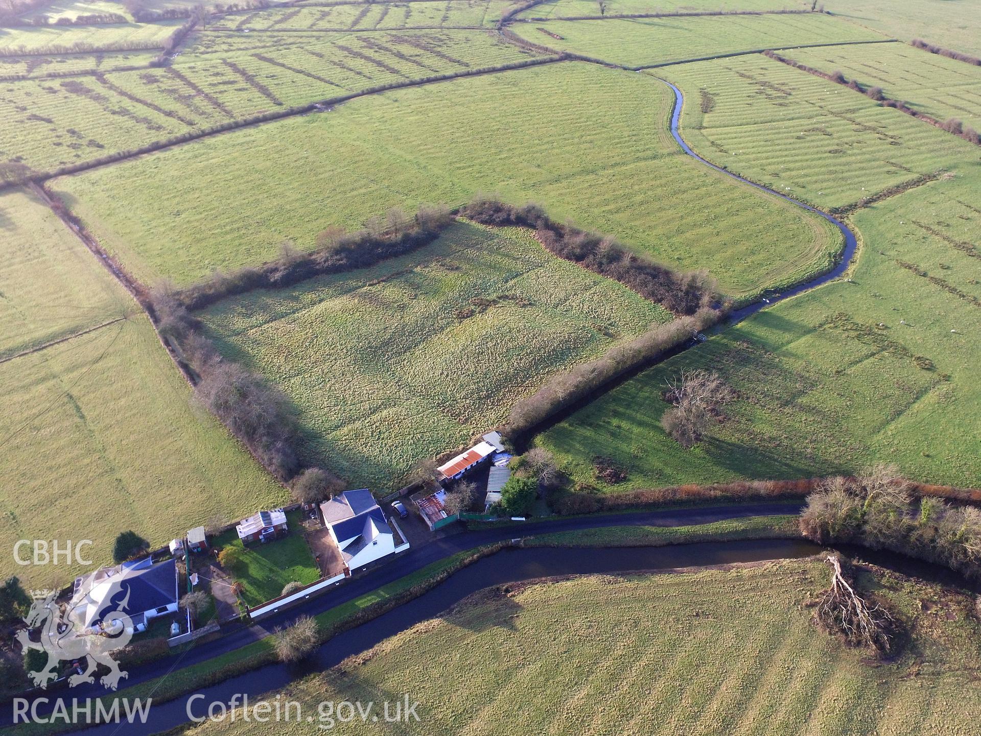 Photo showing Goldcliff Moated House Site, taken by Paul R. Davis, December 2017.