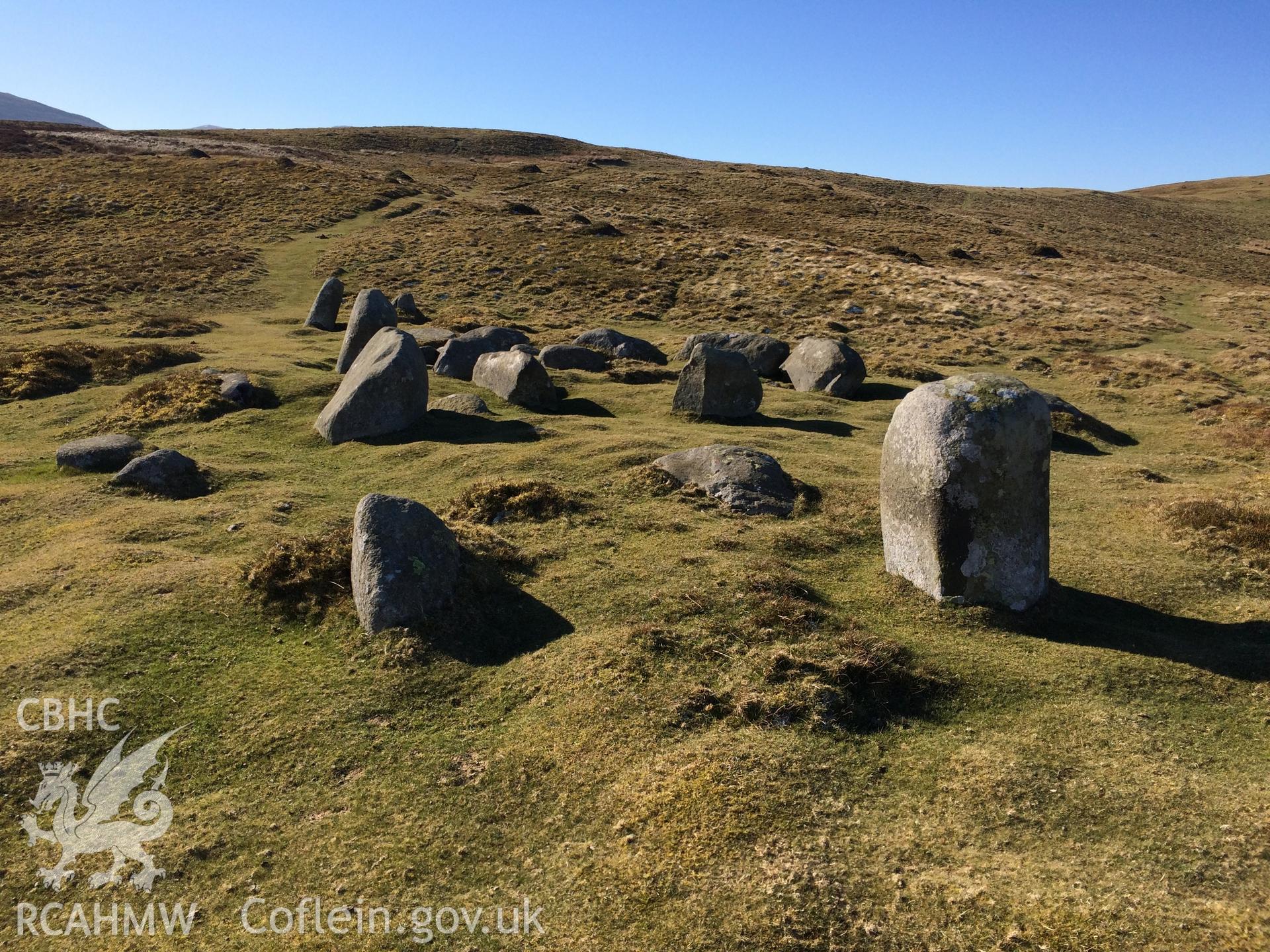 Colour photo showing view of Penmaenmawr taken by Paul R. Davis, 28th February 2018.