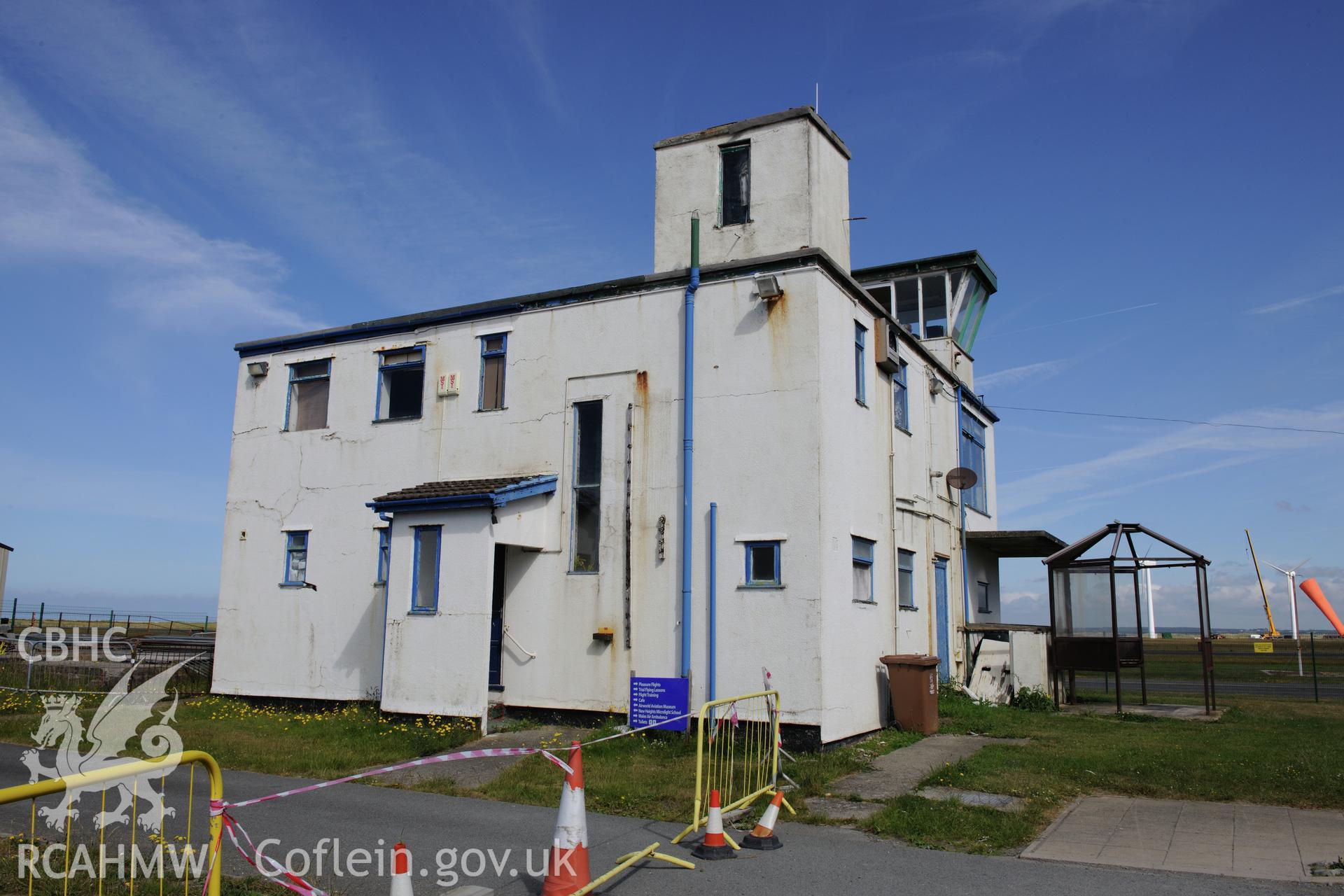 RAF Llandwrog, Caernarfon. Control Tower. External photographic survey prior to demolition.