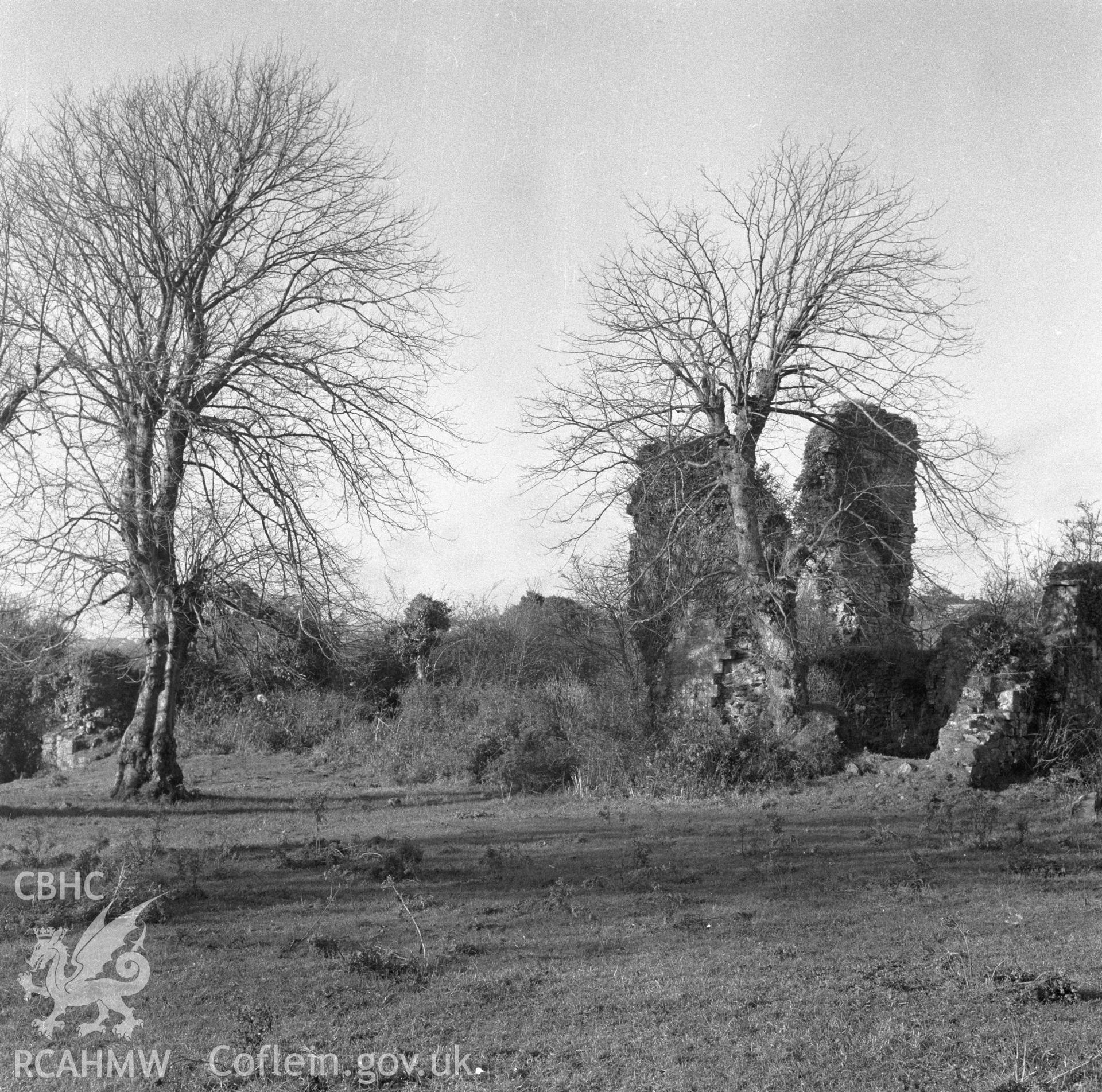 Digital copy of an acetate negative showing Haroldston, 13th April 1957.