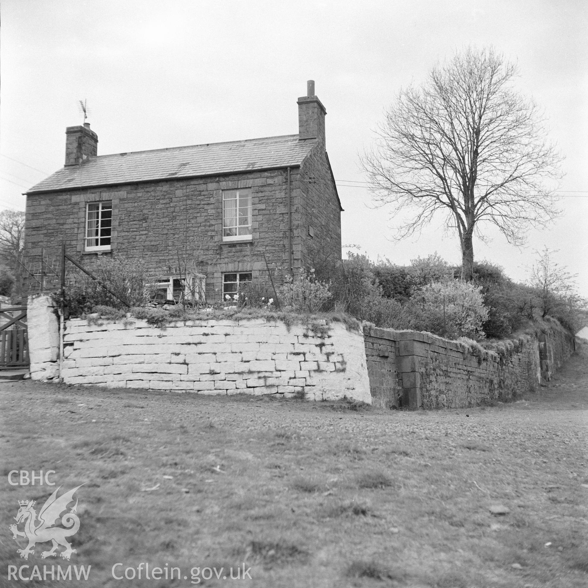 Digital copy of a view of Aberfan Lock House.