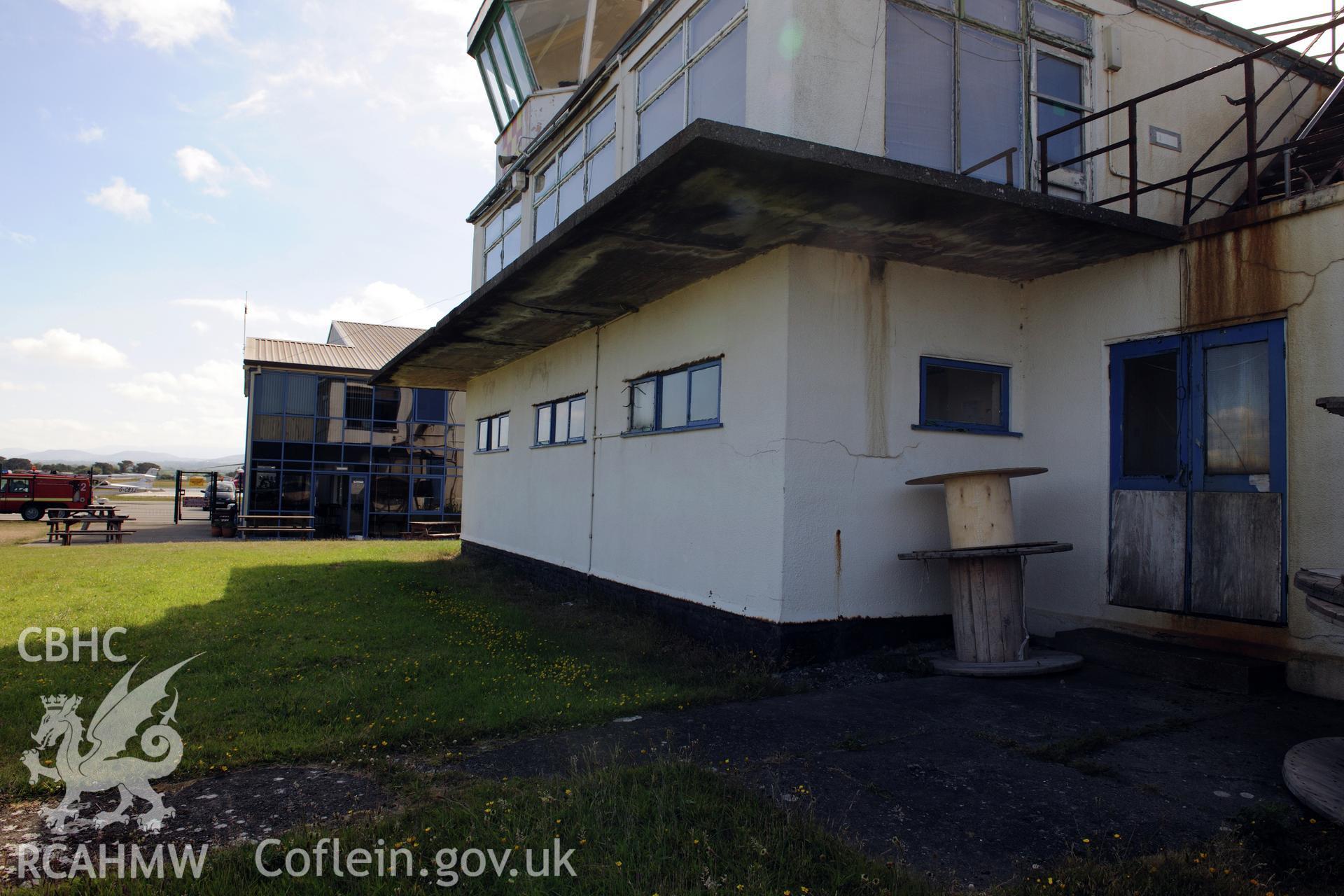 RAF Llandwrog, Caernarfon. Control Tower. External photographic survey prior to demolition.