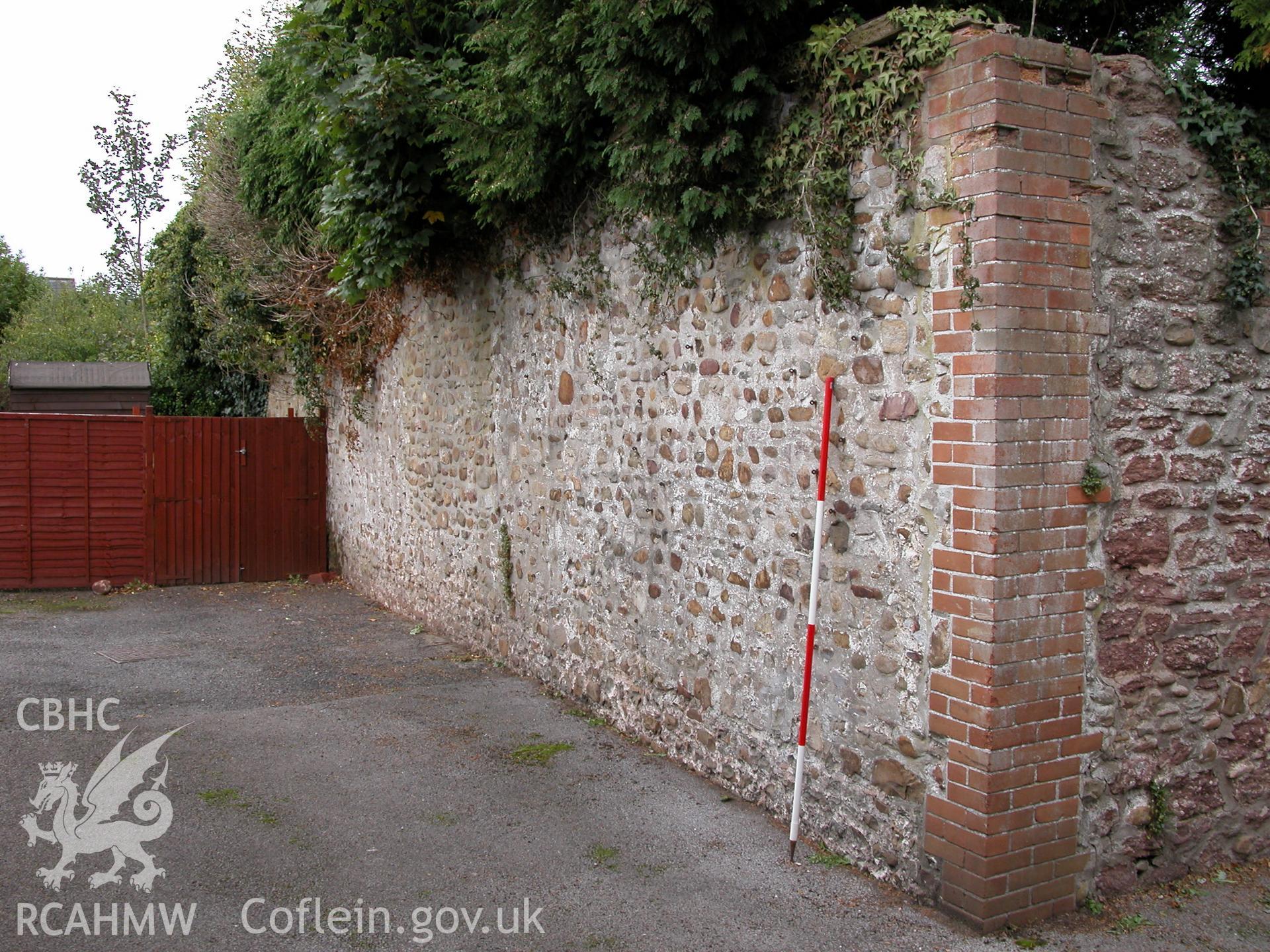 Digital image relating to archaeological desk-based assessment of Former Nursing Home and House, Llandaff, Glamorgan: looking north-west. CAP Report No. 338, Project No. 605.