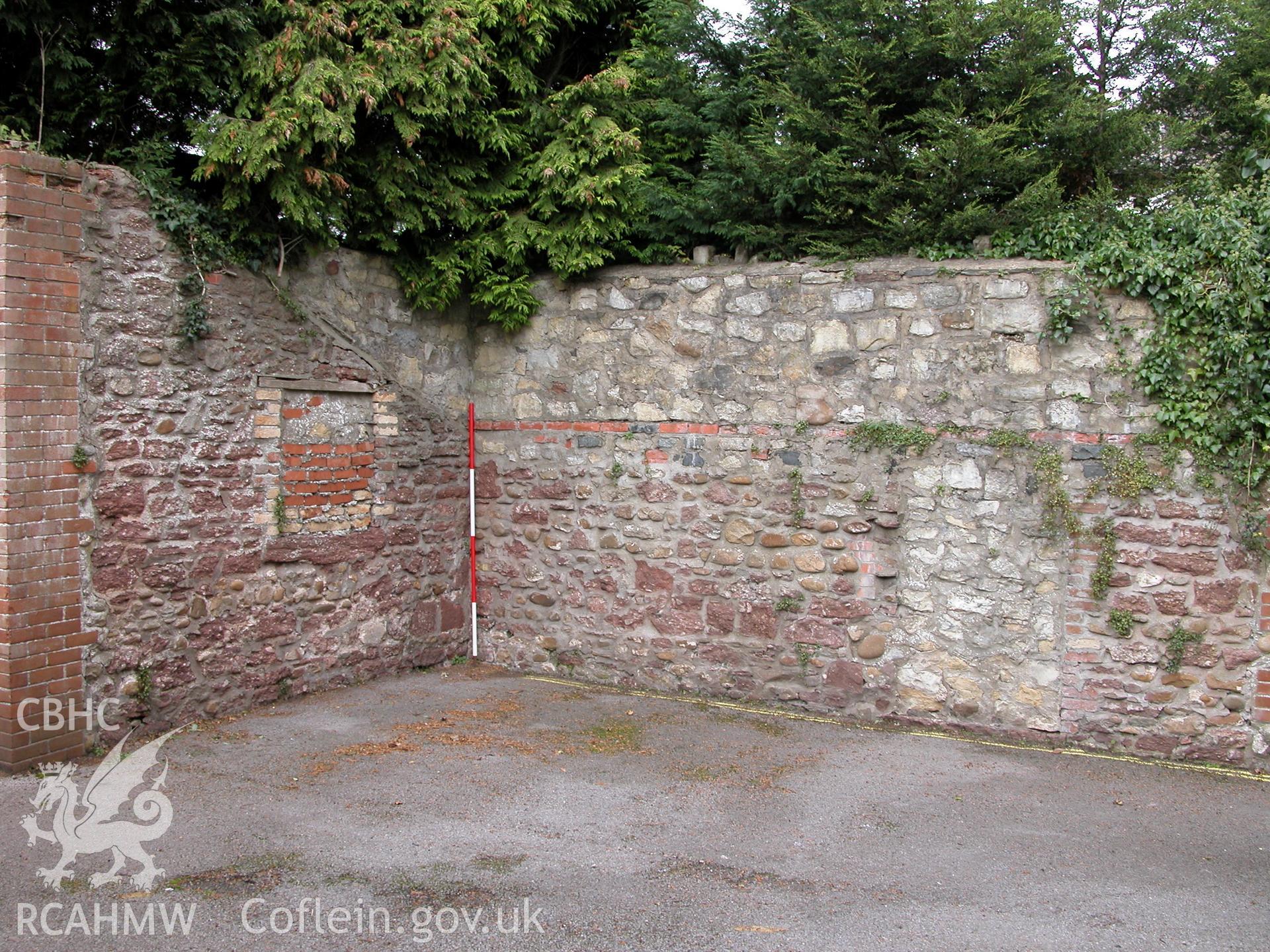 Digital image relating to archaeological desk-based assessment of Former Nursing Home and House, Llandaff, Glamorgan: looking north-west. CAP Report No. 338, Project No. 605.