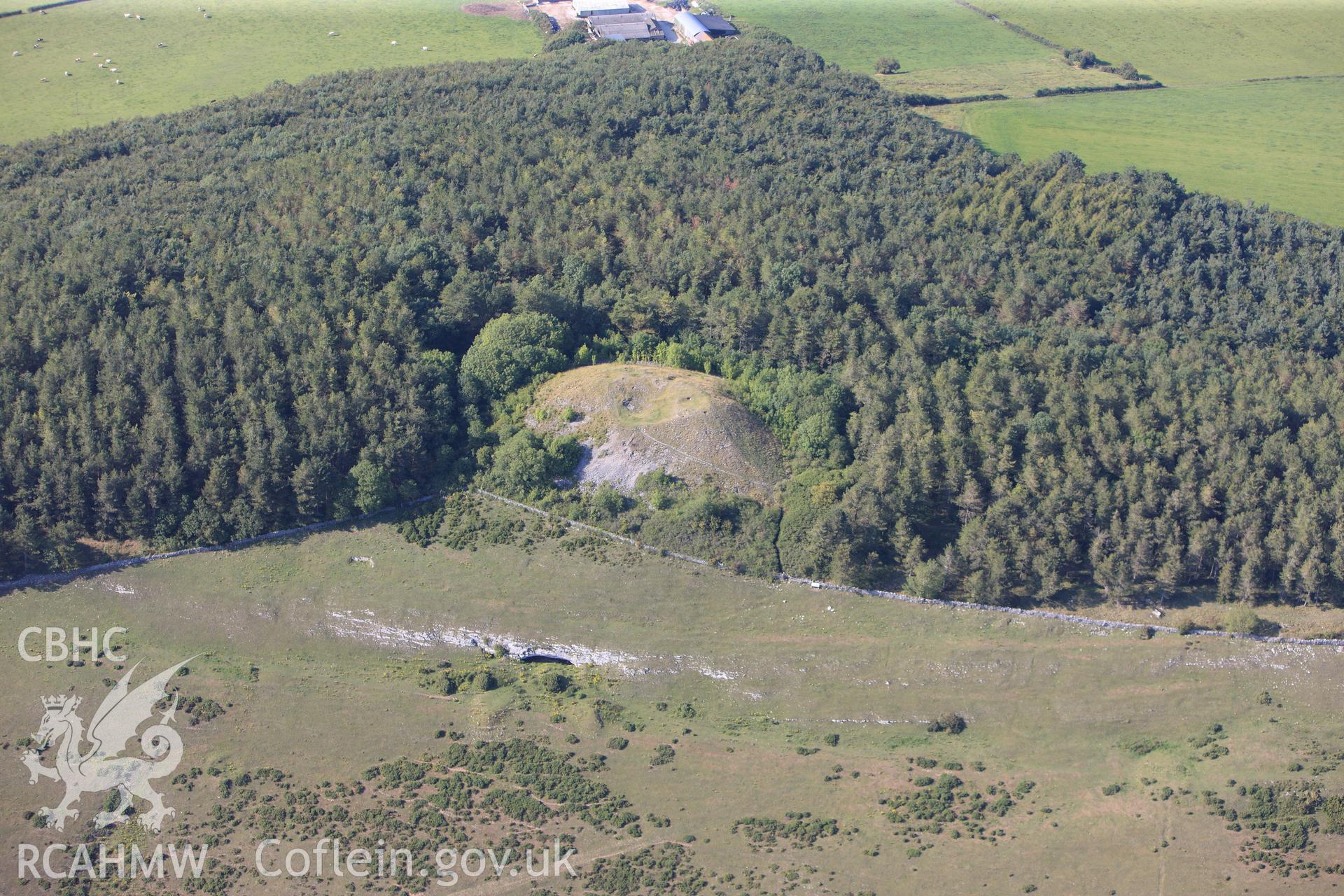 RCAHMW colour oblique photograph of Gop Cairn. Taken by Toby Driver and Oliver Davies on 27/07/2011.