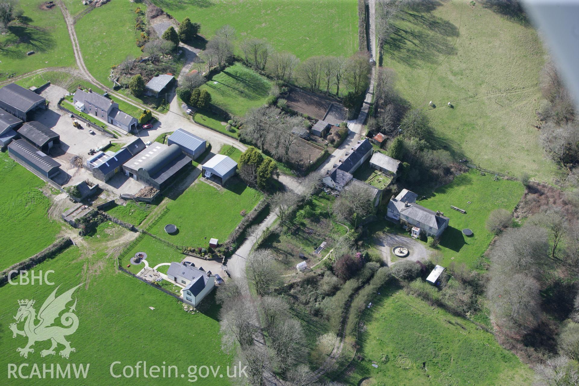 RCAHMW colour oblique photograph of Temple Druid, Maenclochog. Taken by Toby Driver on 08/04/2011.