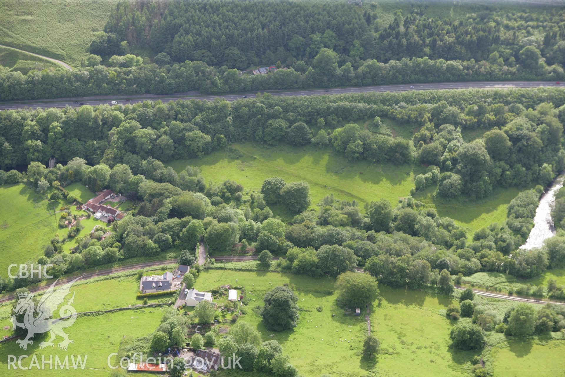 RCAHMW colour oblique photograph of Merthyr Tramroad. Taken by Toby Driver on 13/06/2011.