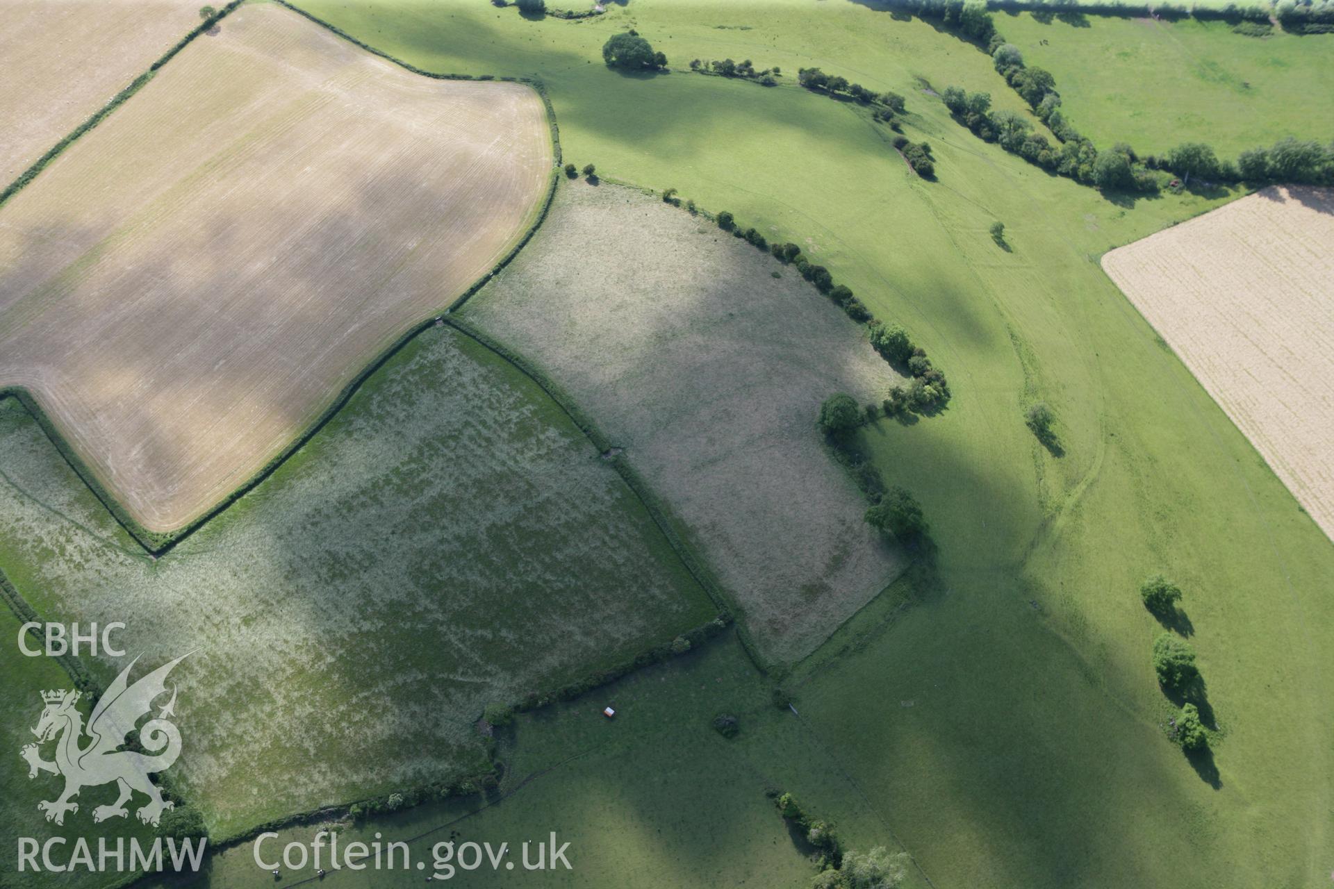 RCAHMW colour oblique photograph of Flemingston. Taken by Toby Driver on 13/06/2011.