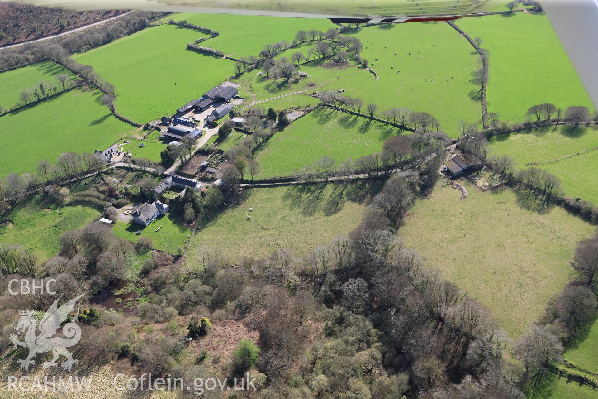 RCAHMW colour oblique photograph of Temple Druid, Maenclochog. Taken by Toby Driver on 08/04/2011.