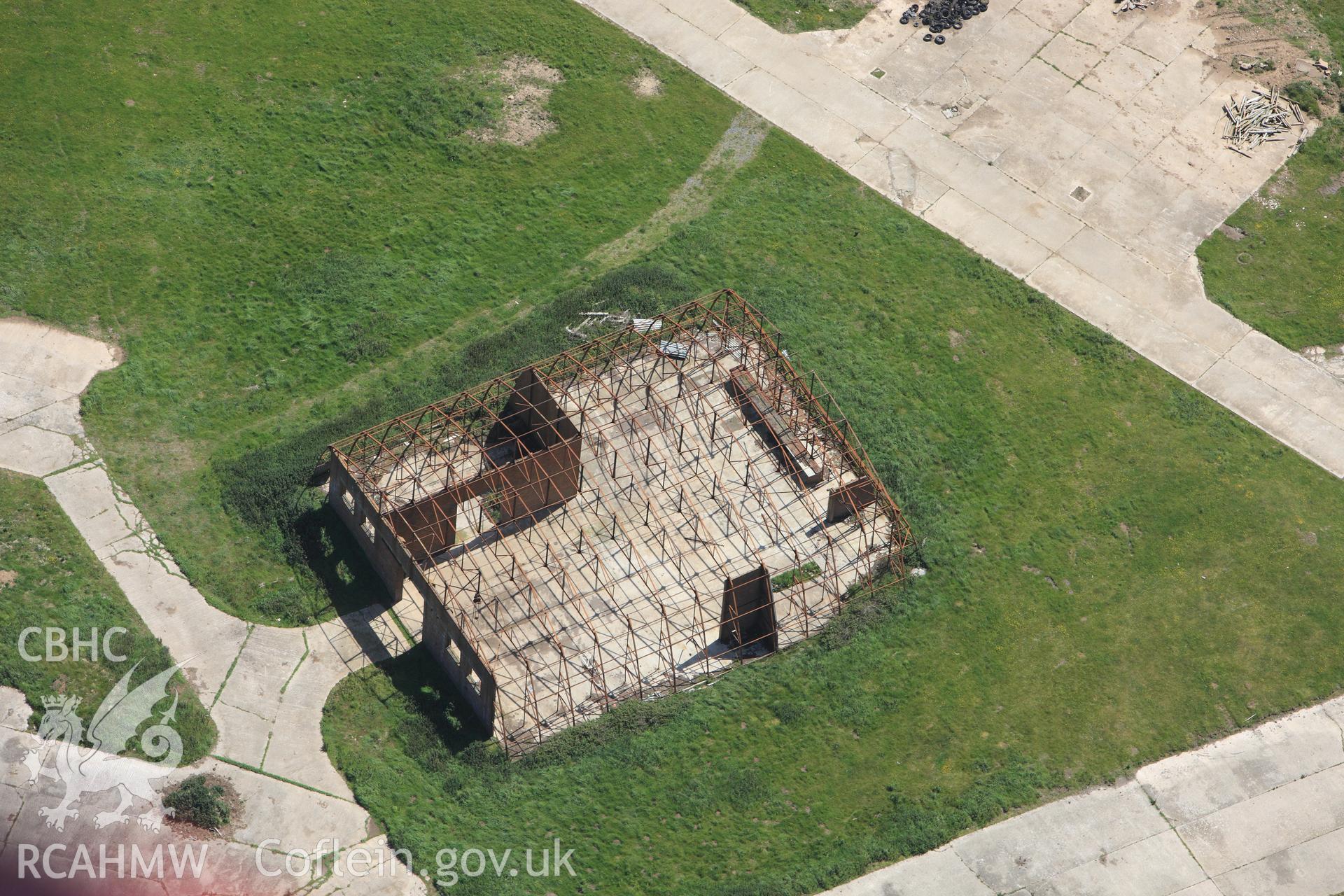 RCAHMW colour oblique photograph of Dale Airfield. Taken by Toby Driver on 24/05/2011.