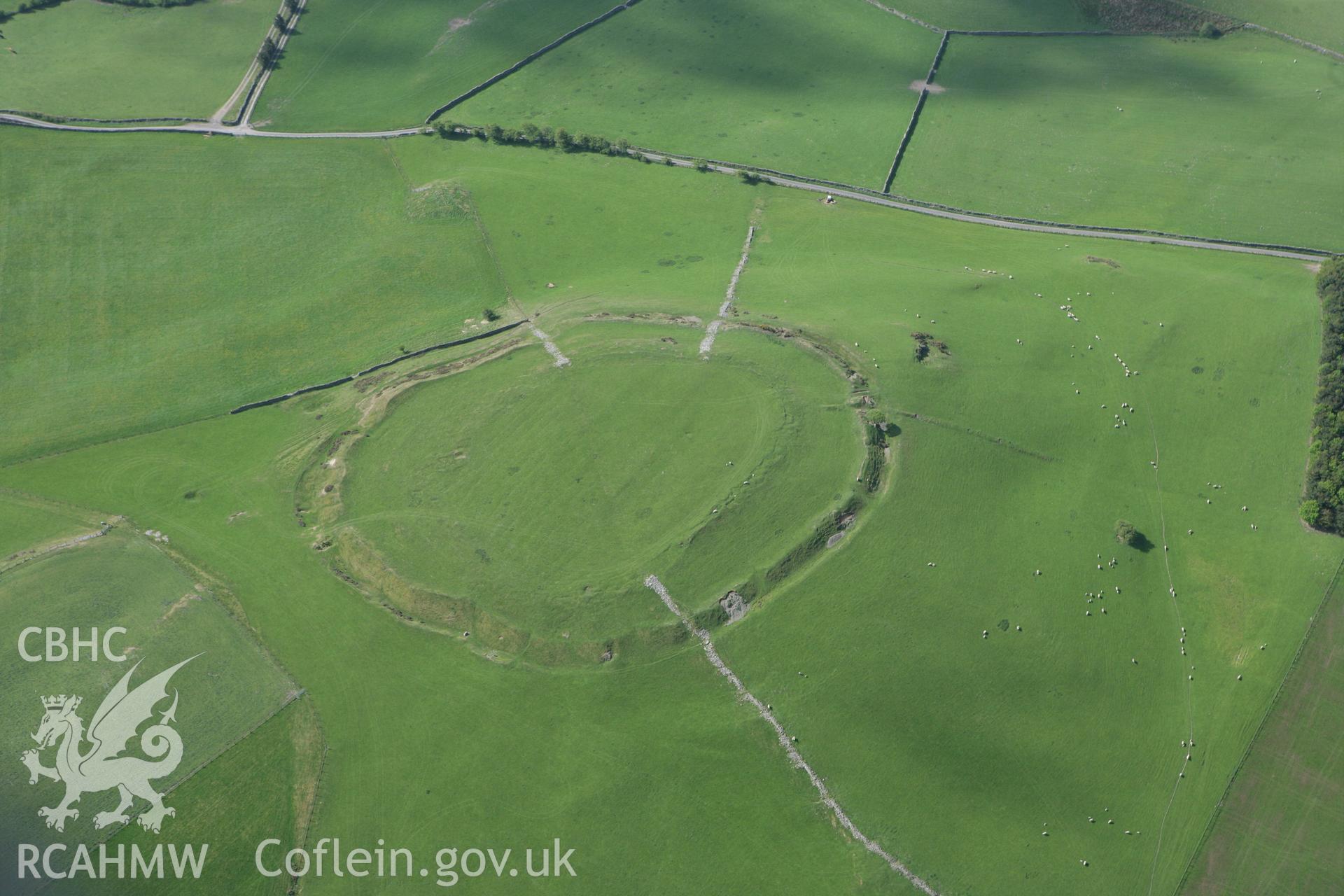 RCAHMW colour oblique photograph of Caer Caradog. Taken by Toby Driver on 03/05/2011.