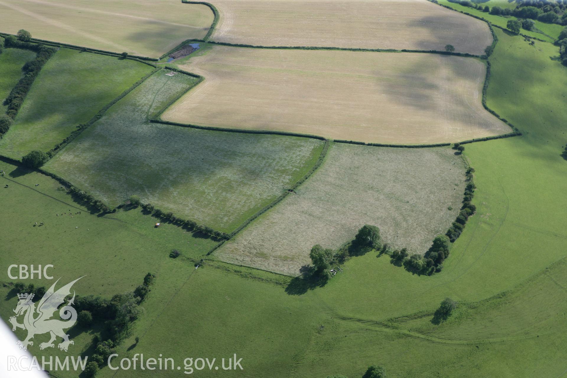 RCAHMW colour oblique photograph of Flemingston. Taken by Toby Driver on 13/06/2011.