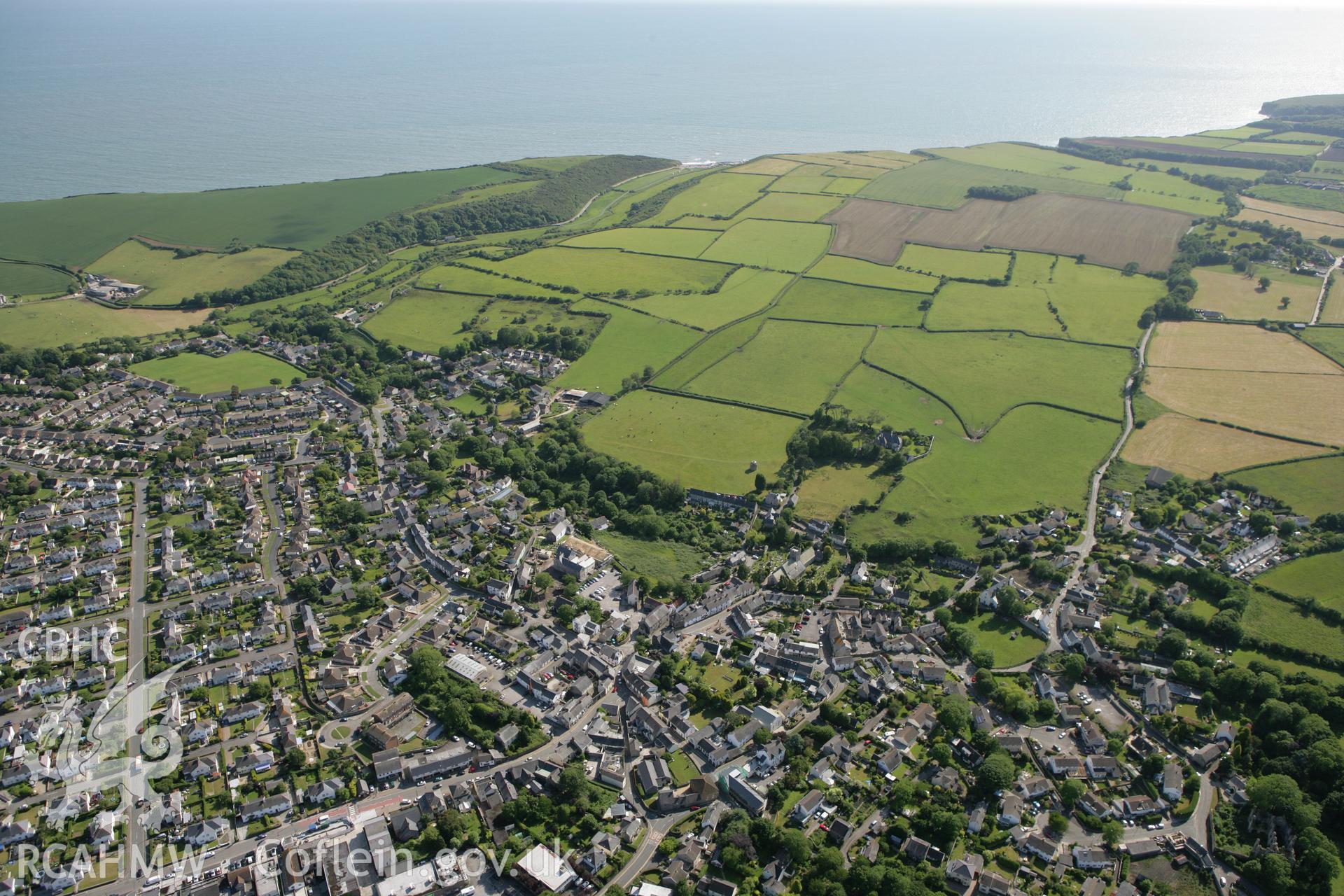 RCAHMW colour oblique photograph of Llantwit Major Grange. Taken by Toby Driver on 13/06/2011.