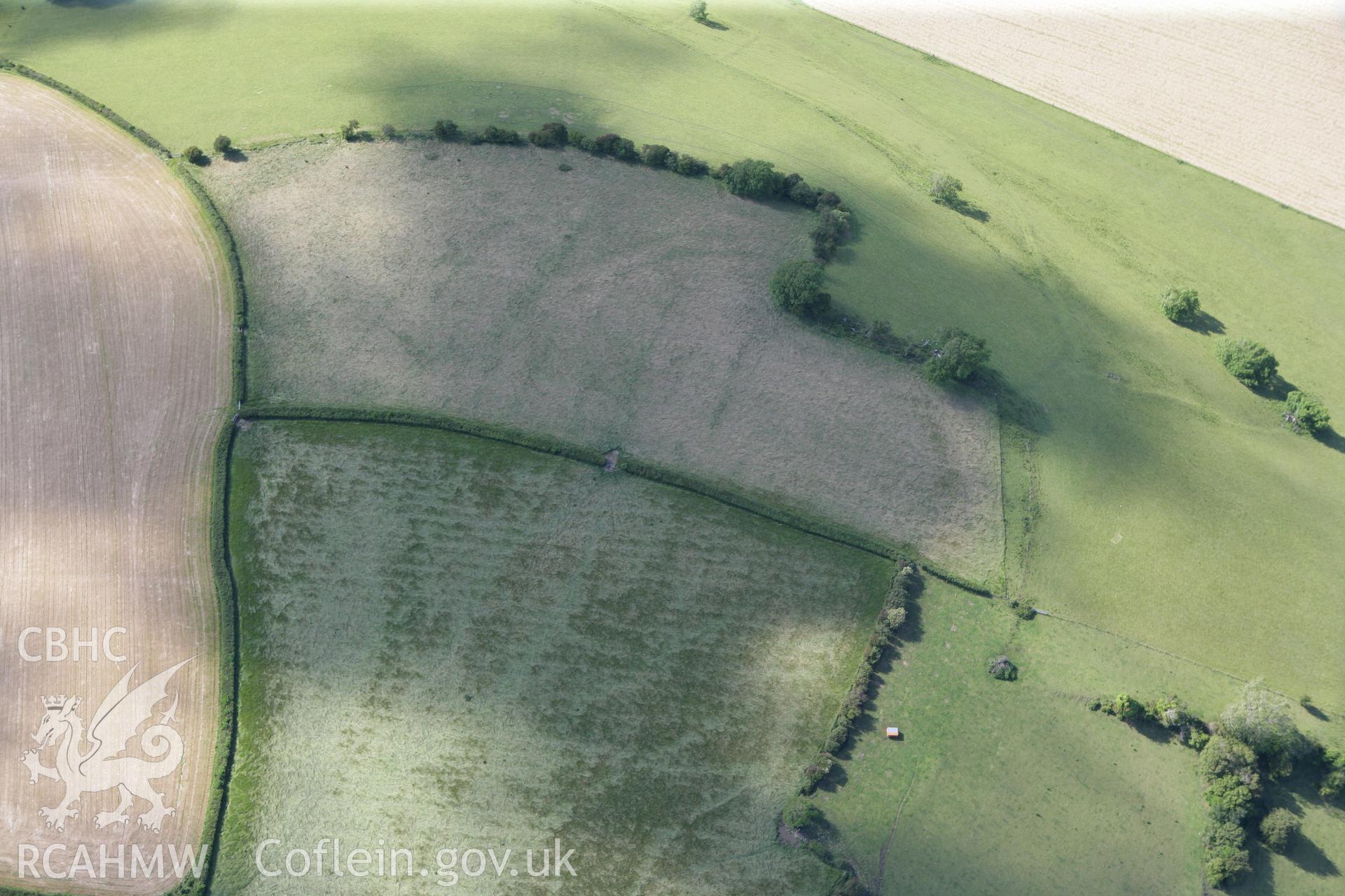 RCAHMW colour oblique photograph of Flemingston. Taken by Toby Driver on 13/06/2011.